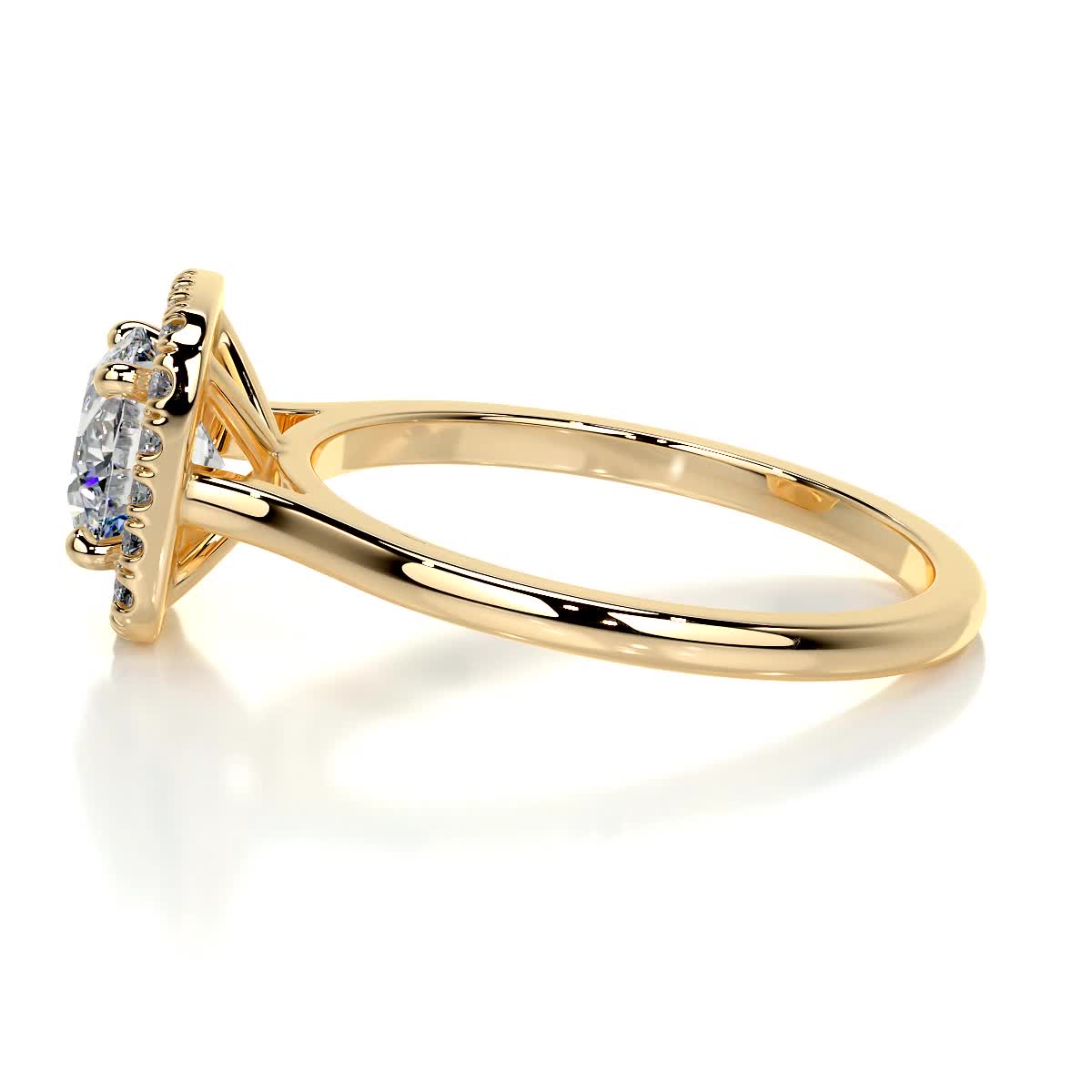 Claudine Lab Grown Diamond Ring -18K Yellow Gold、mySite、hinf8tx79
