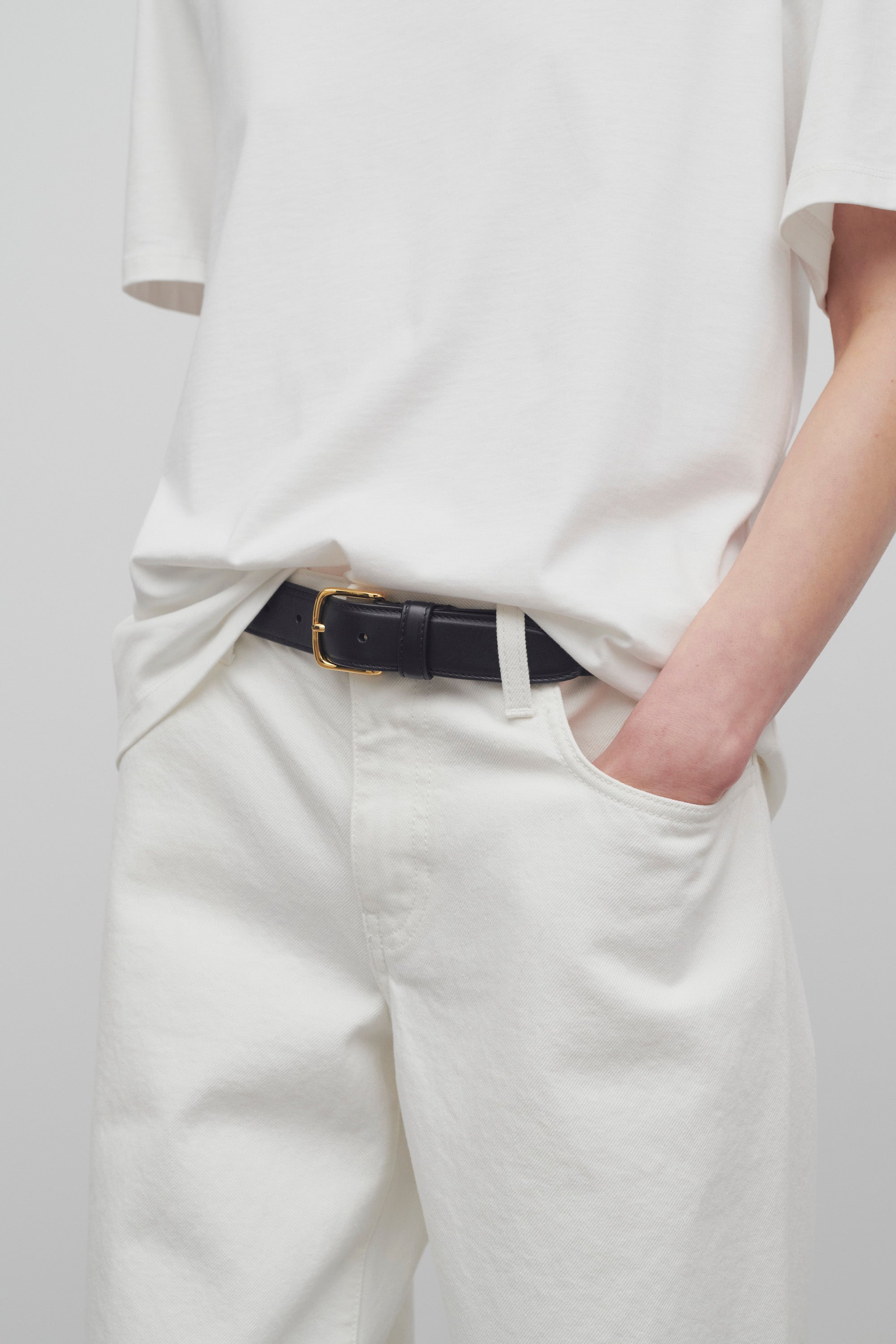 Classic Belt in Leather、mySite、aoinhome