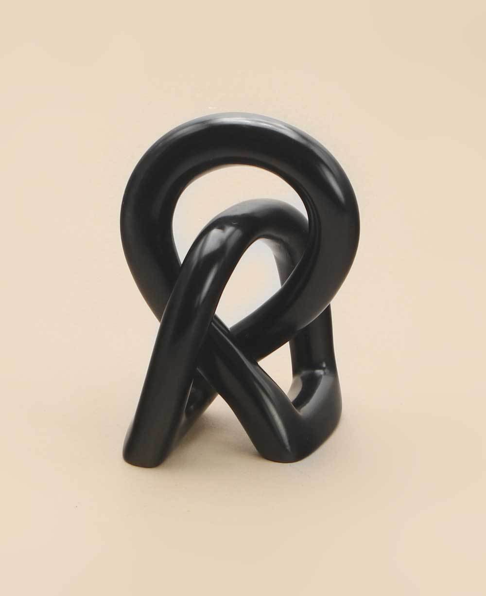 Small Kisii Eternity Knot Soapstone Statue, Kenya、mySite、topwebapps