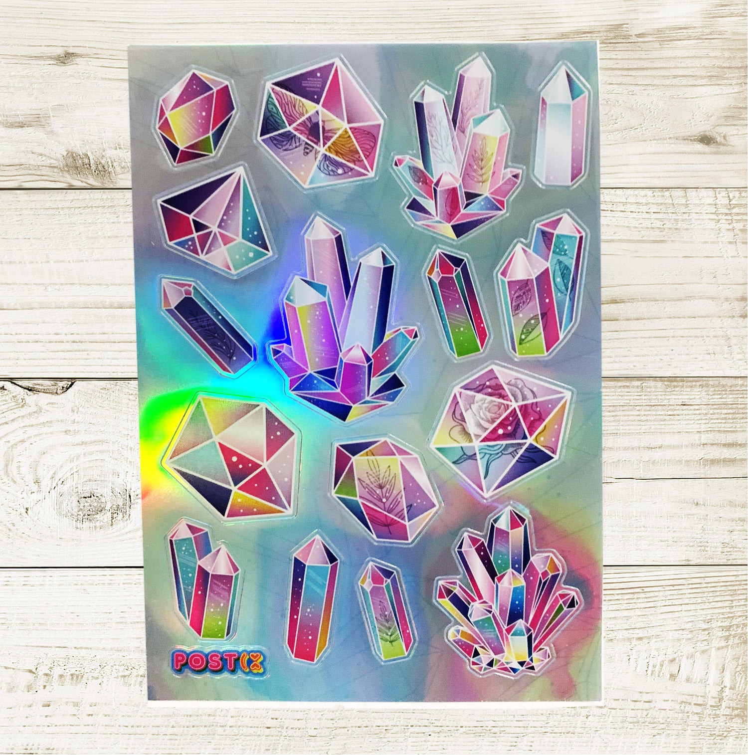  Crystal Hologram Sticker Sheet、mySite、ghnorth