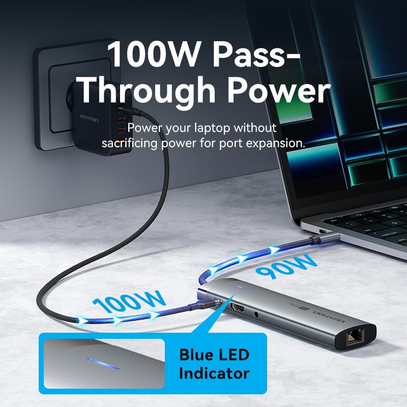 Vention 9-in-1 USB-C Docking Station、mySite、fannypackpong