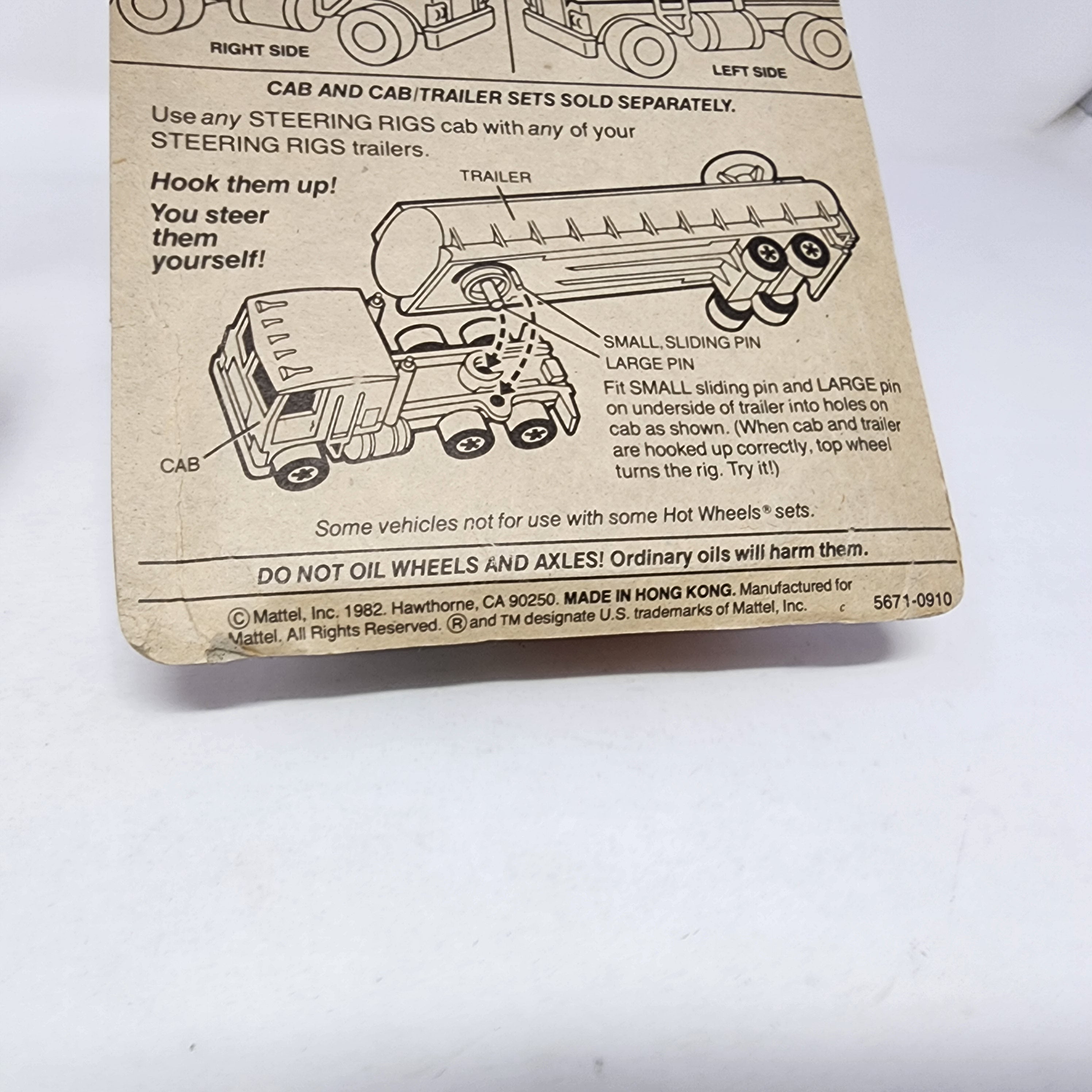 Kenworth No 5671 * Blue * 1982 Hot Wheels Hong Kong Steering Rigs、mySite、hgirdovlk