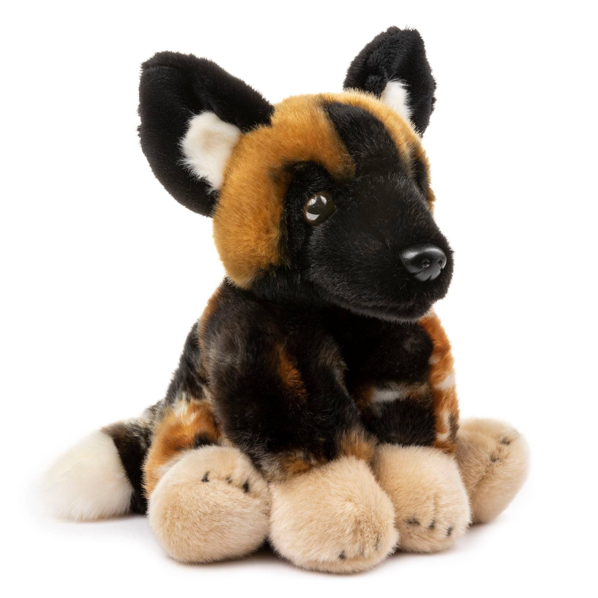 Floppy Plush African Wild Dog Toy 12 by Wildlife Tree、mySite、g9winljtr