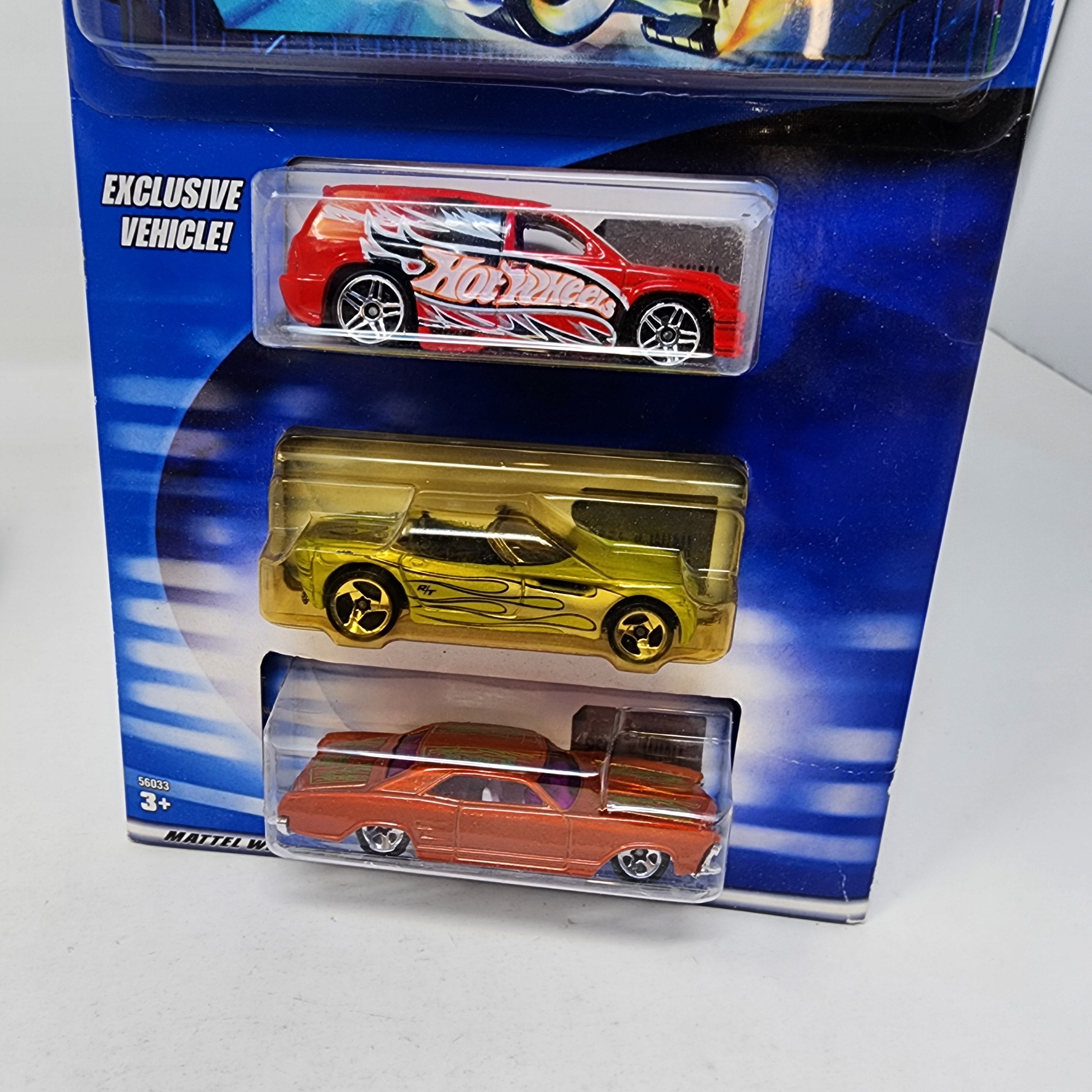 Blue Book 3 Car Pack * 2002 Hot Wheels、mySite、hgirdovlk