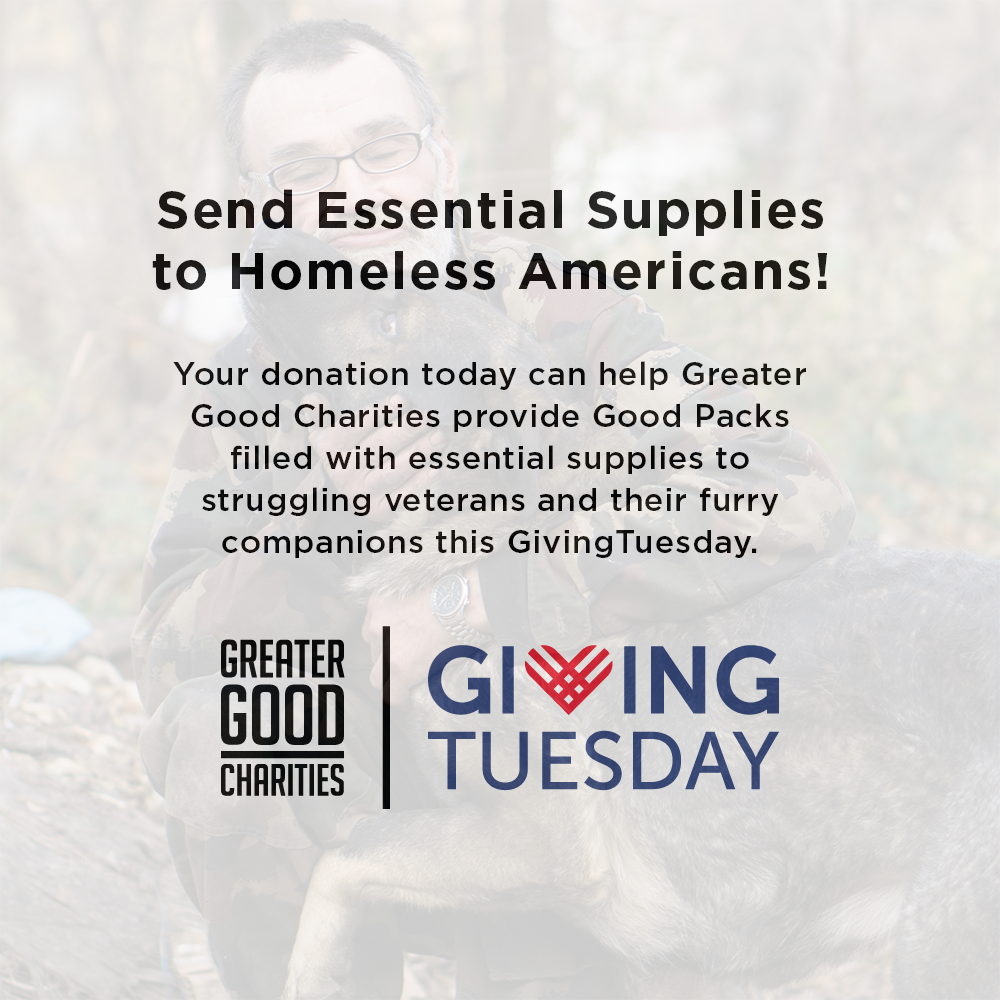 GivingTuesday: Send Essential Supplies to Homeless Veterans、mySite、camillekostekn