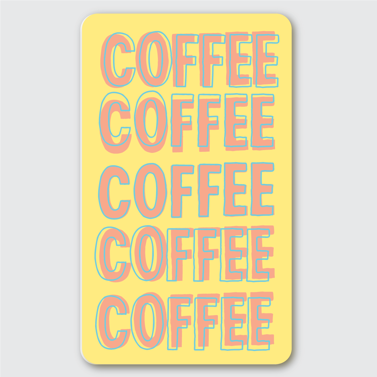 Pike Street Press - Coffee Type Sticker、mySite、garagedoors4me