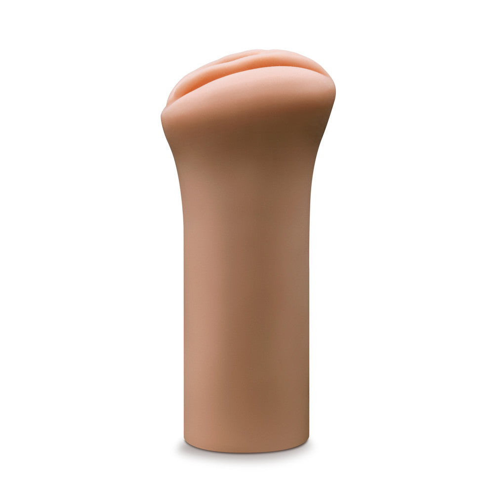 Enlust By Blush® | Molly AI Male Masturbator Tight & Ribbed Canal - Made With X5® Plus Ultra Soft, Realistic Vaginal Feel Open Ended To Fit All Sizes - Tan、mySite、bottomscart