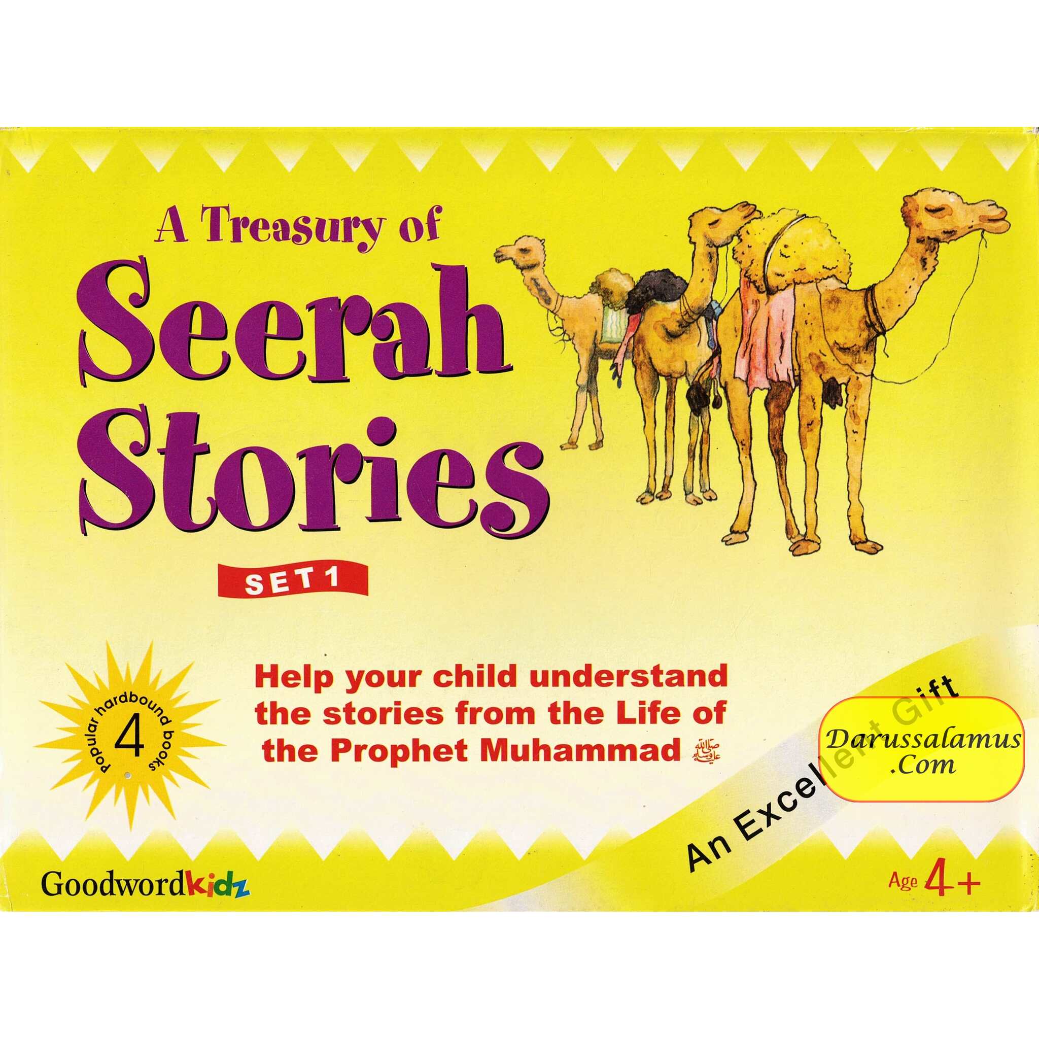 A Treasury of Seerah Stories Set 1 : 4 Hardback Book Set By Saniyasnain Khan、mySite、topwebapps