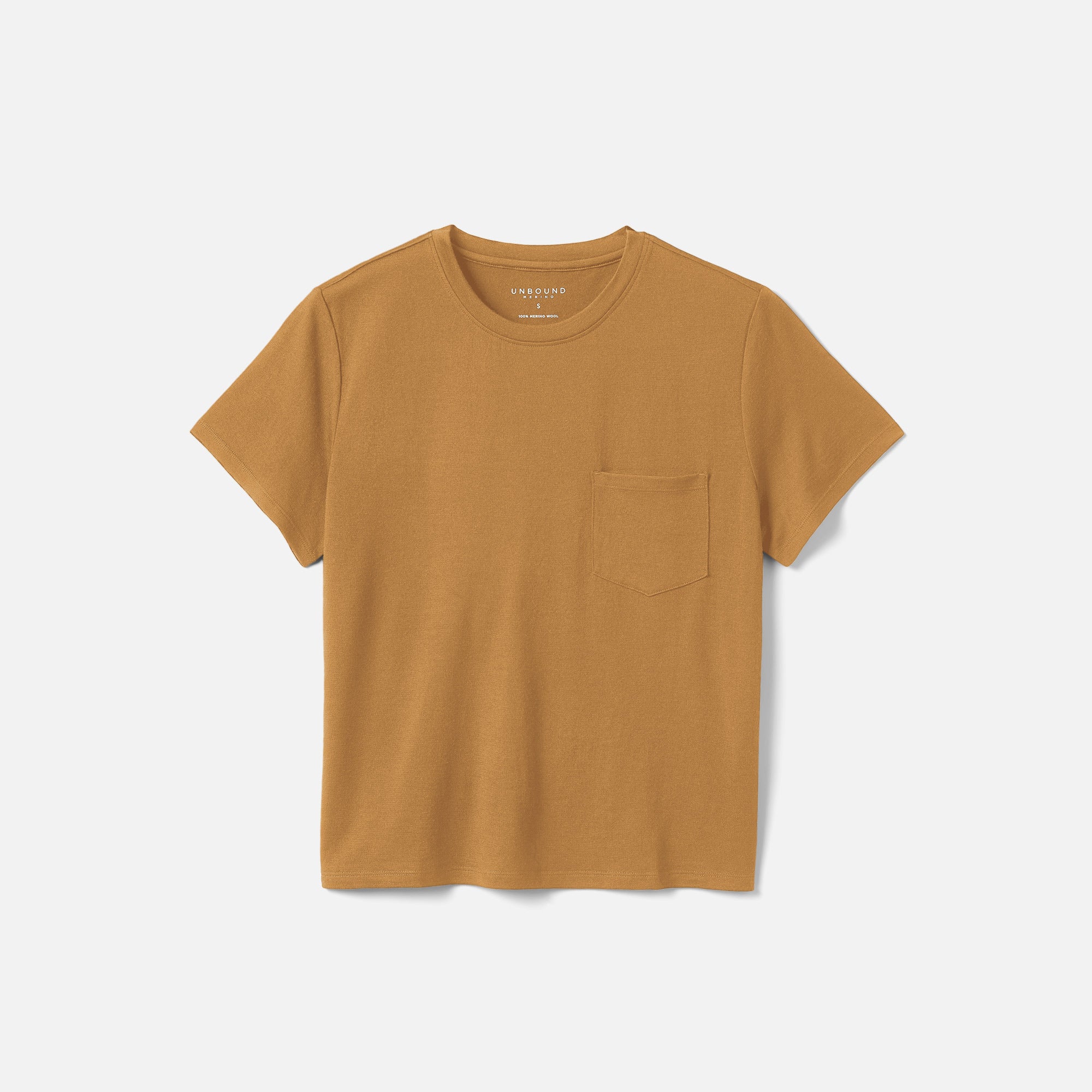 Women's Merino Boxy Pocket Tee、mySite、noshort