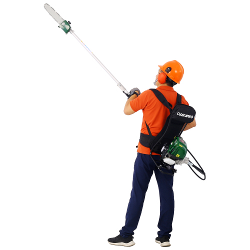 9 in 1 Multi-Functional Trimming Tool, 38CC 4 stroke Garden Tool System with Gas Pole Saw, Hedge Trimmer, Grass Trimmer, and Brush Cutter EPA Compliant、、eastwooduniform