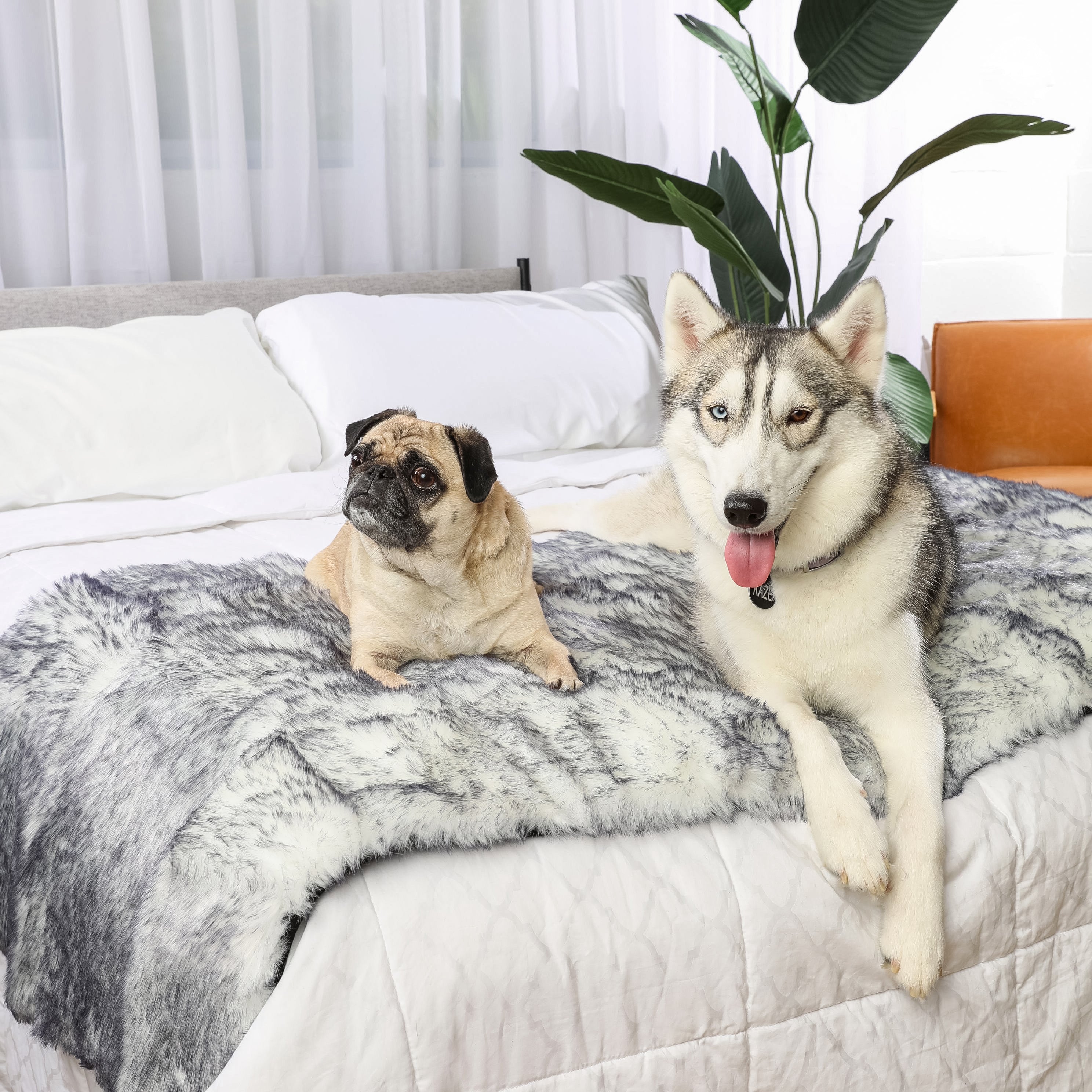 PupProtector™ Luxe Waterproof Bed Runner - Ultra Plush Arctic Fox、mySite、solidvoid