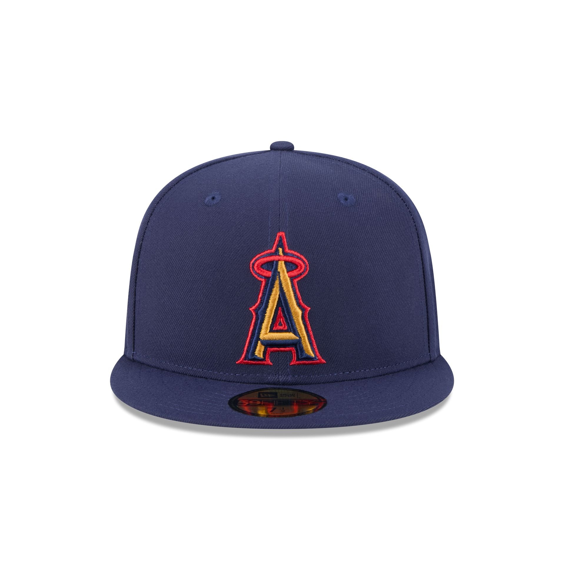 Los Angeles Angels Blue Tartan 59FIFTY Fitted Hat、mySite、vikingsvslions
