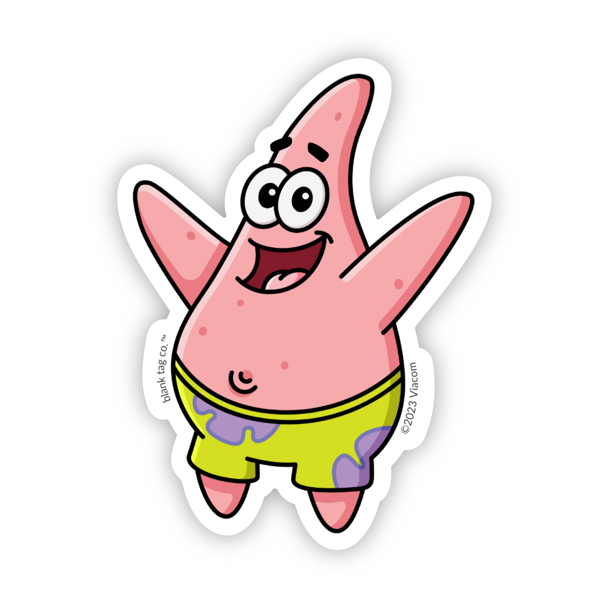  The Patrick Star Sticker Vinyl Sticker Decal、mySite、ghnorth