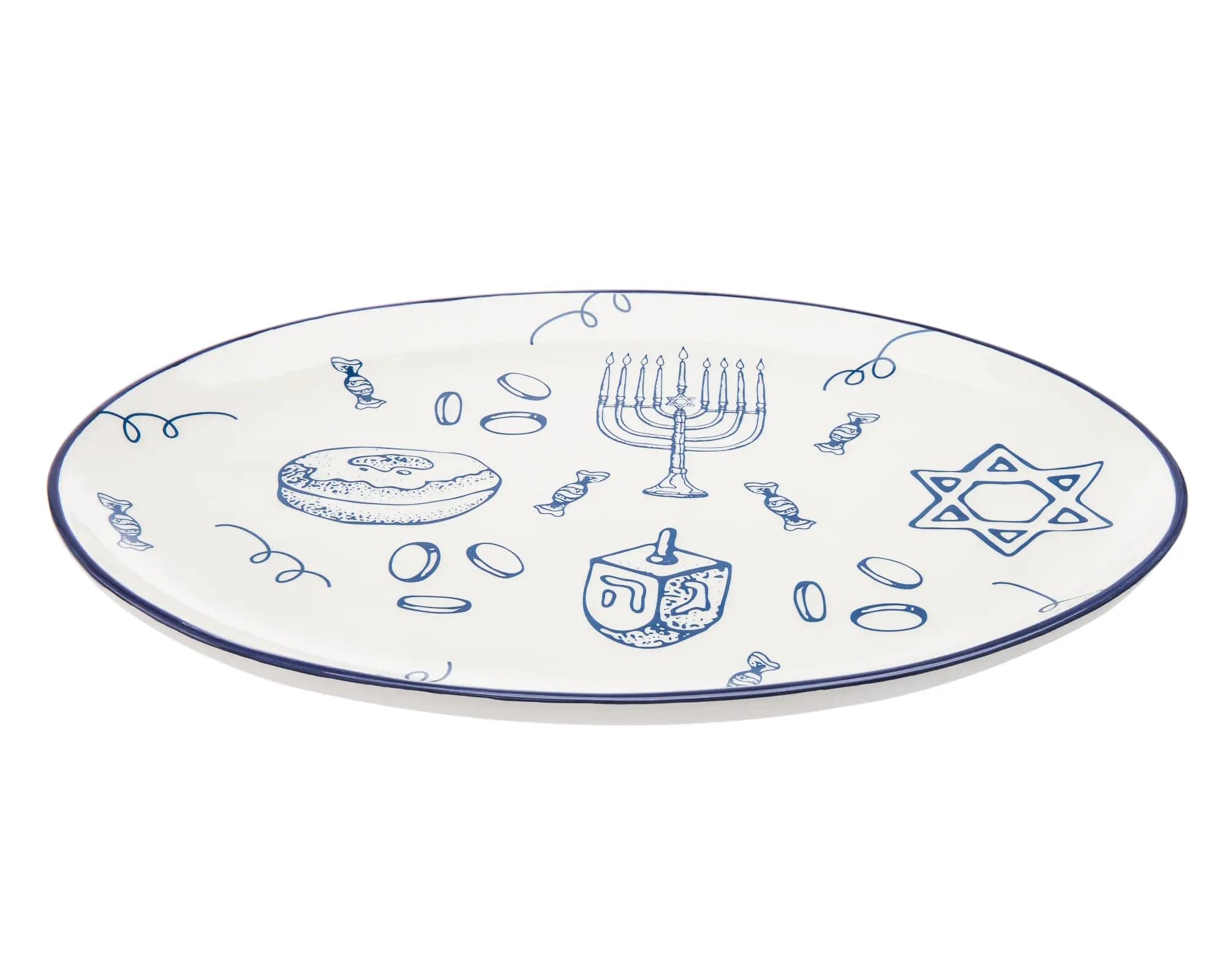 Hanukkah Oval Platter、mySite、topwebapps