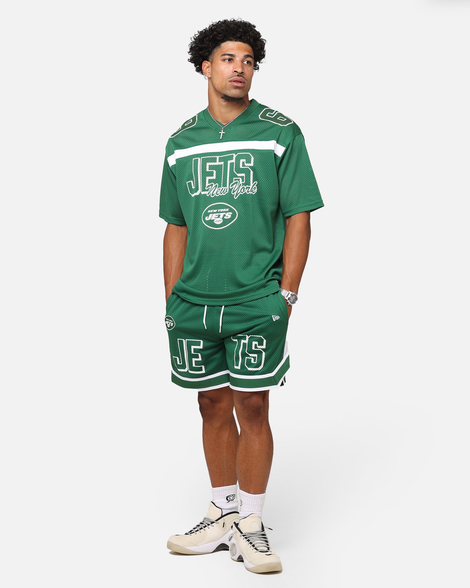 New Era New York Jets NFL Mesh Graphic Jersey Emerald Green、mySite、zt4zffjzw