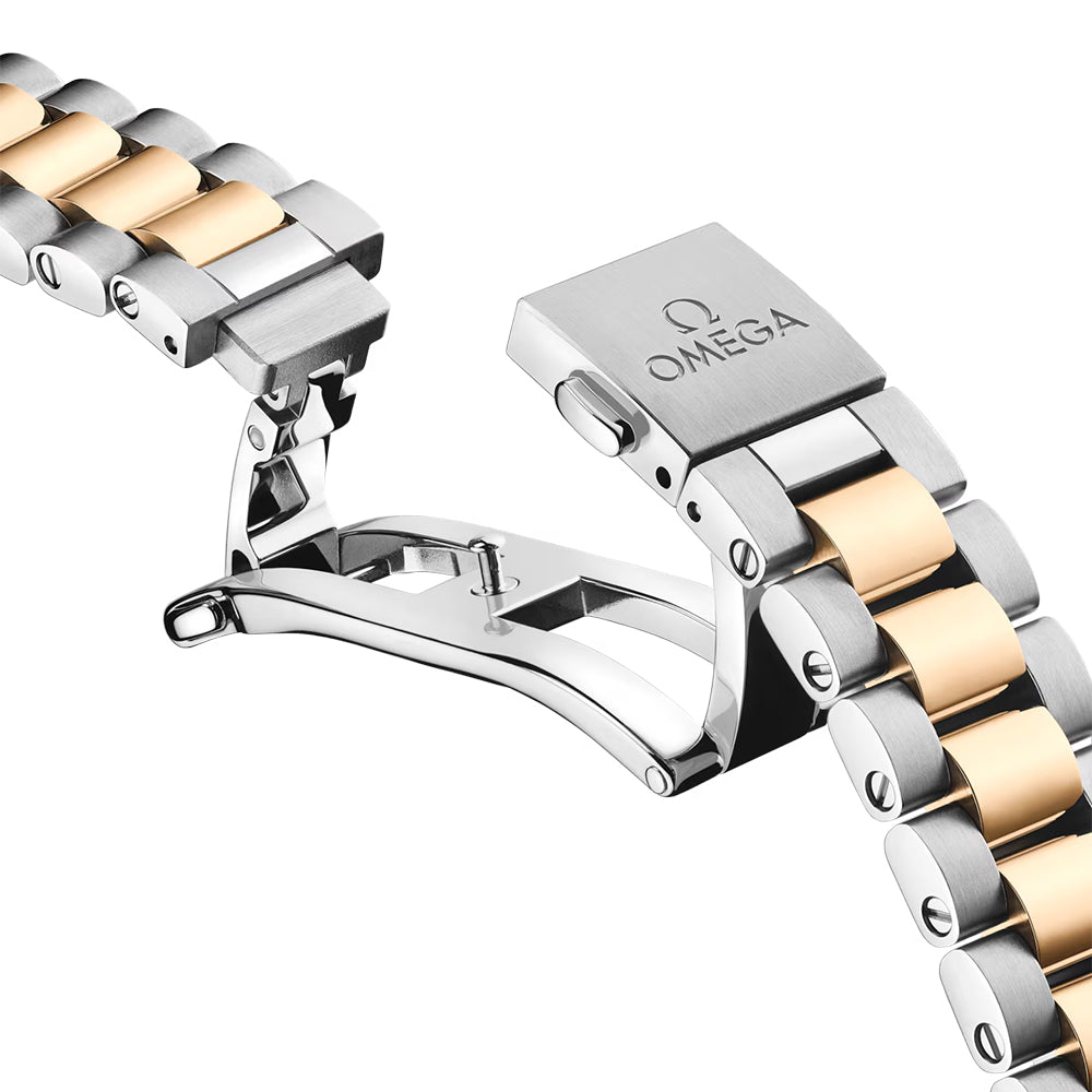  Seamaster Aqua Terra 150M Two-Tone Diamonds 30mm - Mother of Pearl on Bracelet