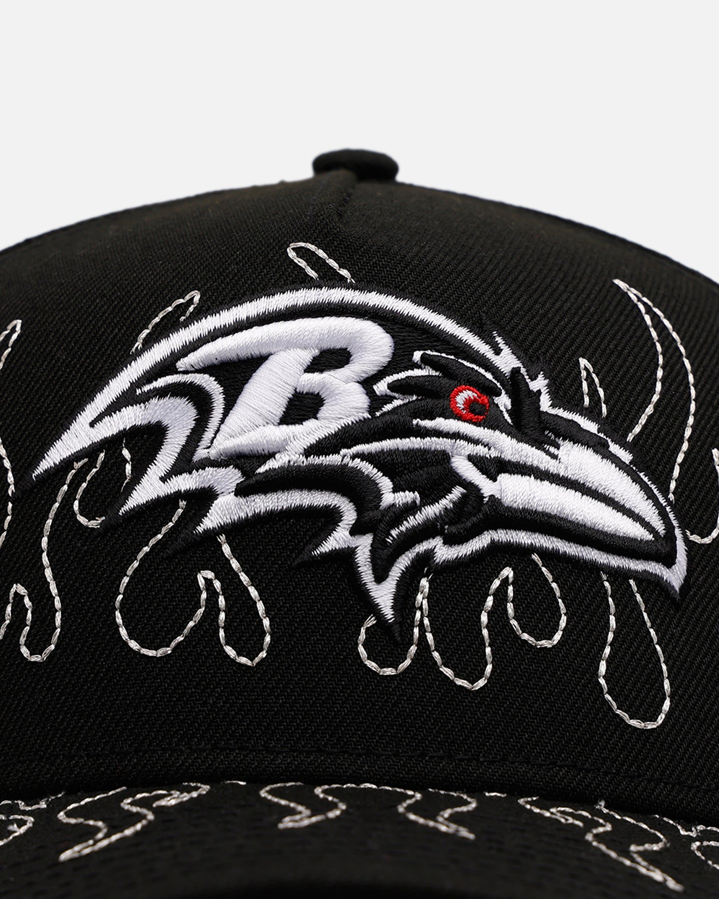 New Era Baltimore Ravens 'Outline Flames' 9FORTY A-Frame Snapback Black、mySite、zt4zffjzw