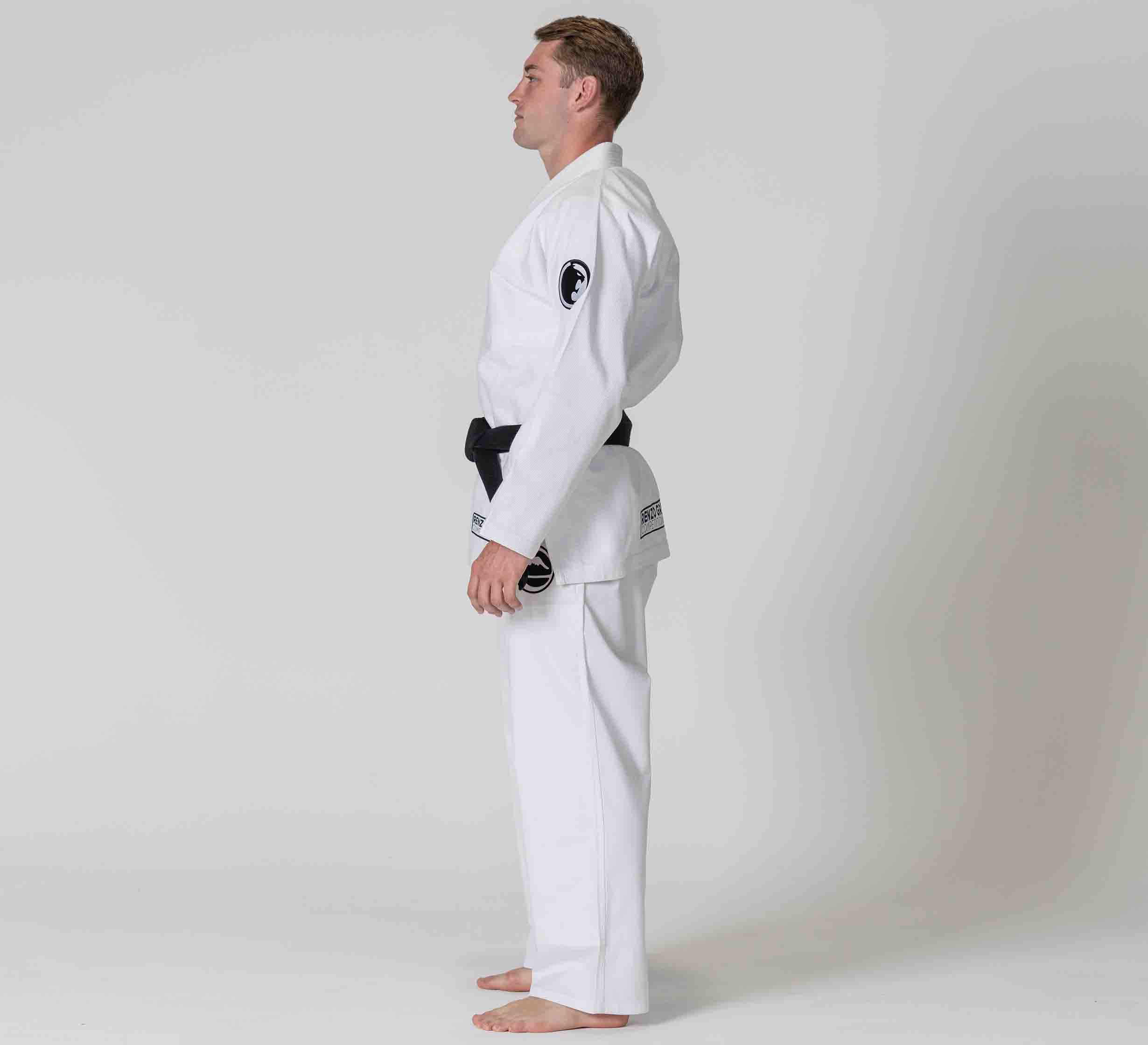 Renzo Gracie Competition BJJ Gi White、mySite、gigharbornorthrealestate