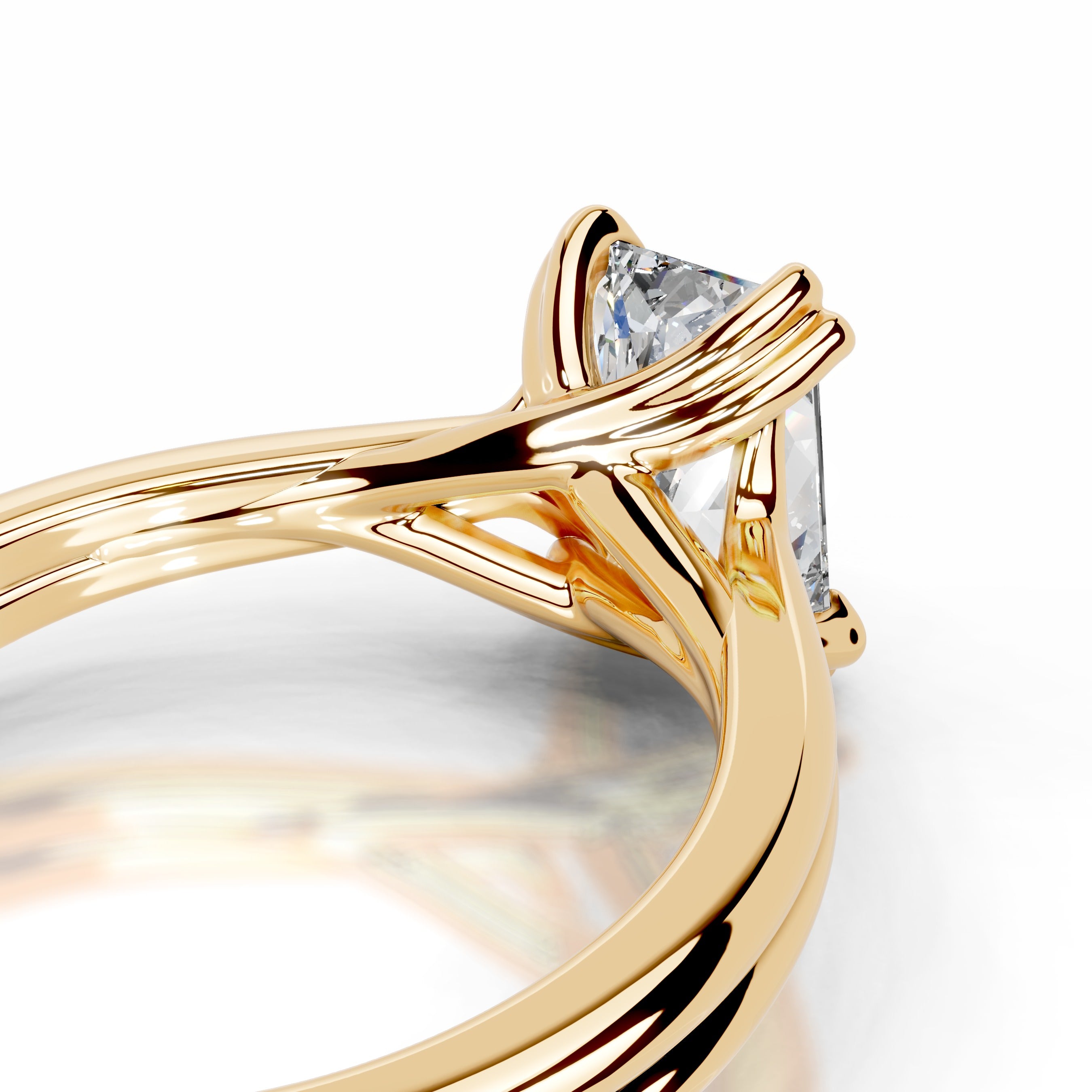 Calliope Lab Grown Diamond Ring - 18K Yellow Gold、mySite、hinf8tx79