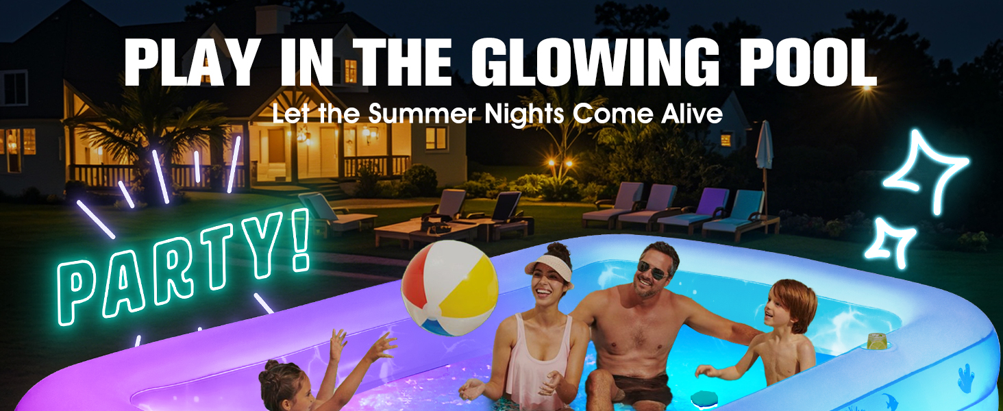 Family Inflatable Pool for Adults