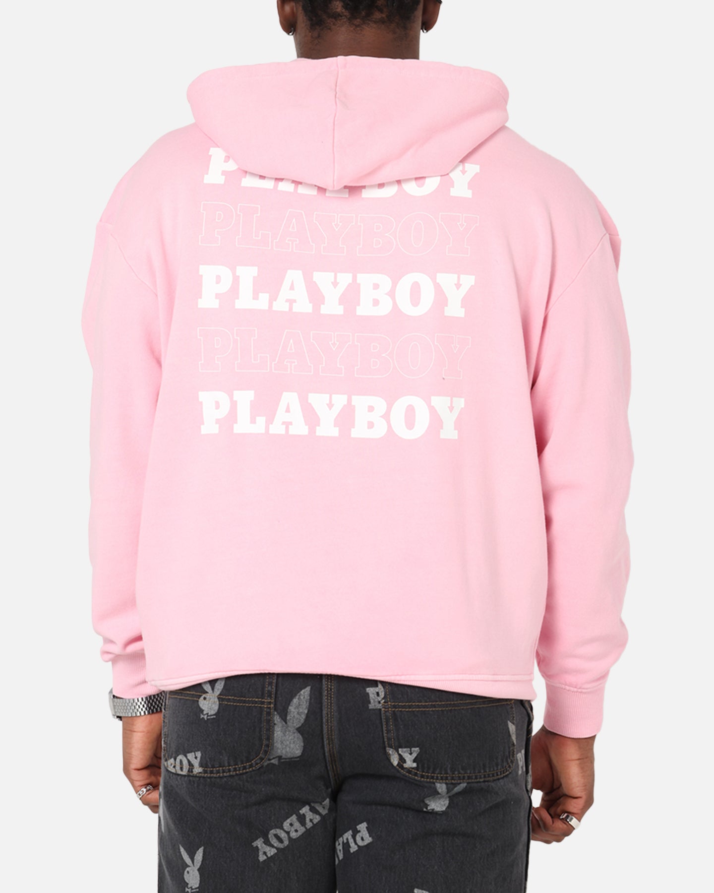 Playboy Stack Washed Hoodie Washed Pink、mySite、zt4zffjzw