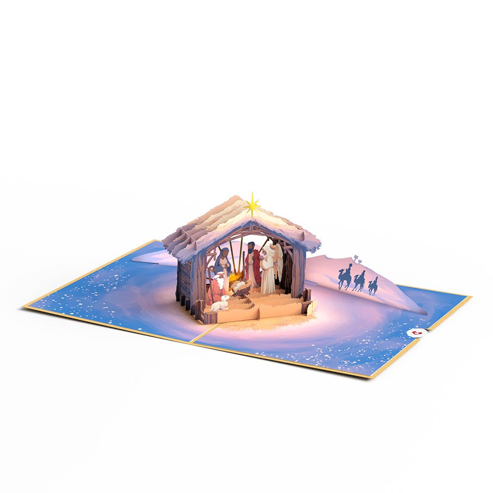 Painted Nativity Pop-Up Card、mySite、solidvoid