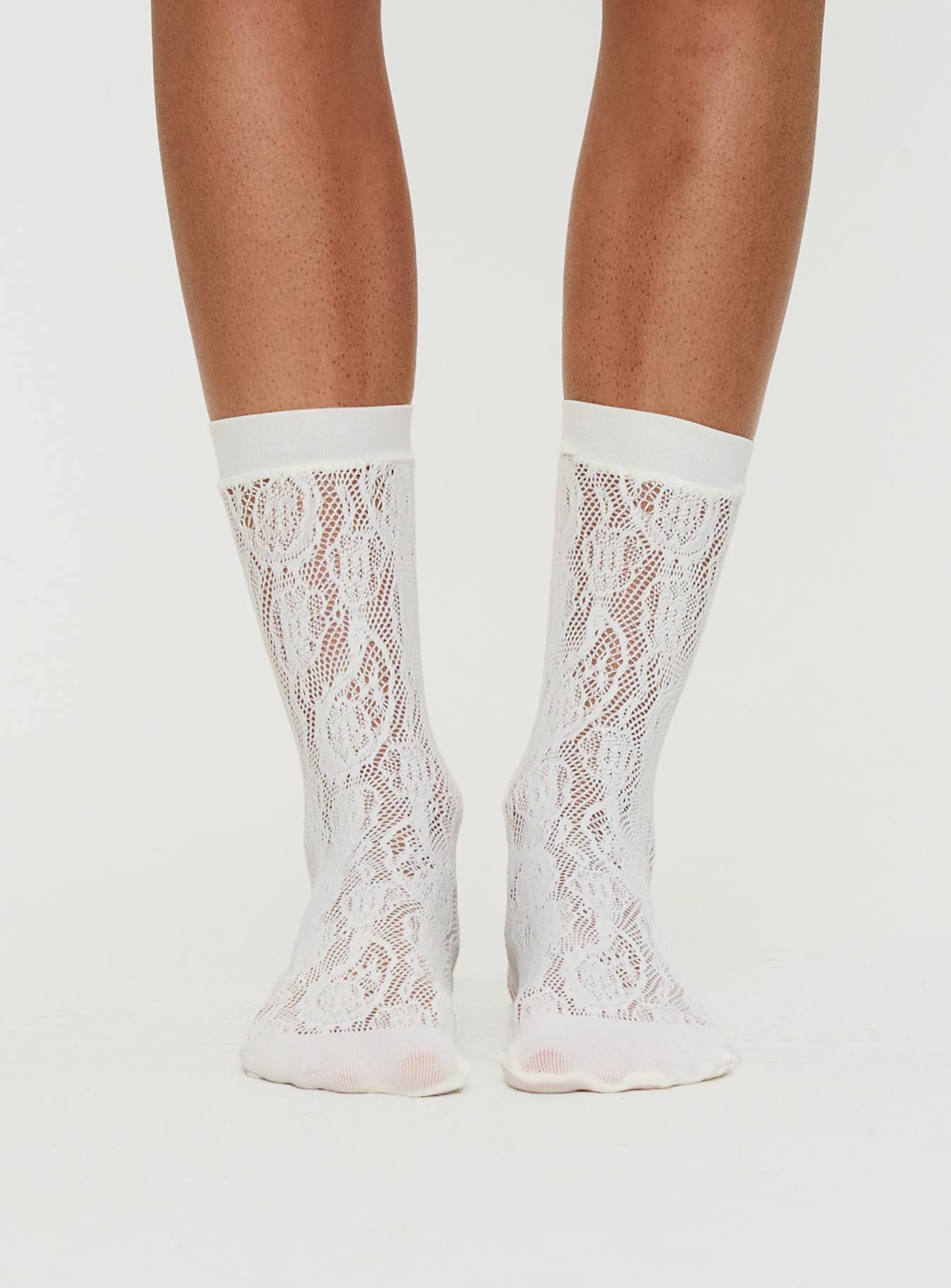 Affogato Lace Socks White、mySite、solidvoid