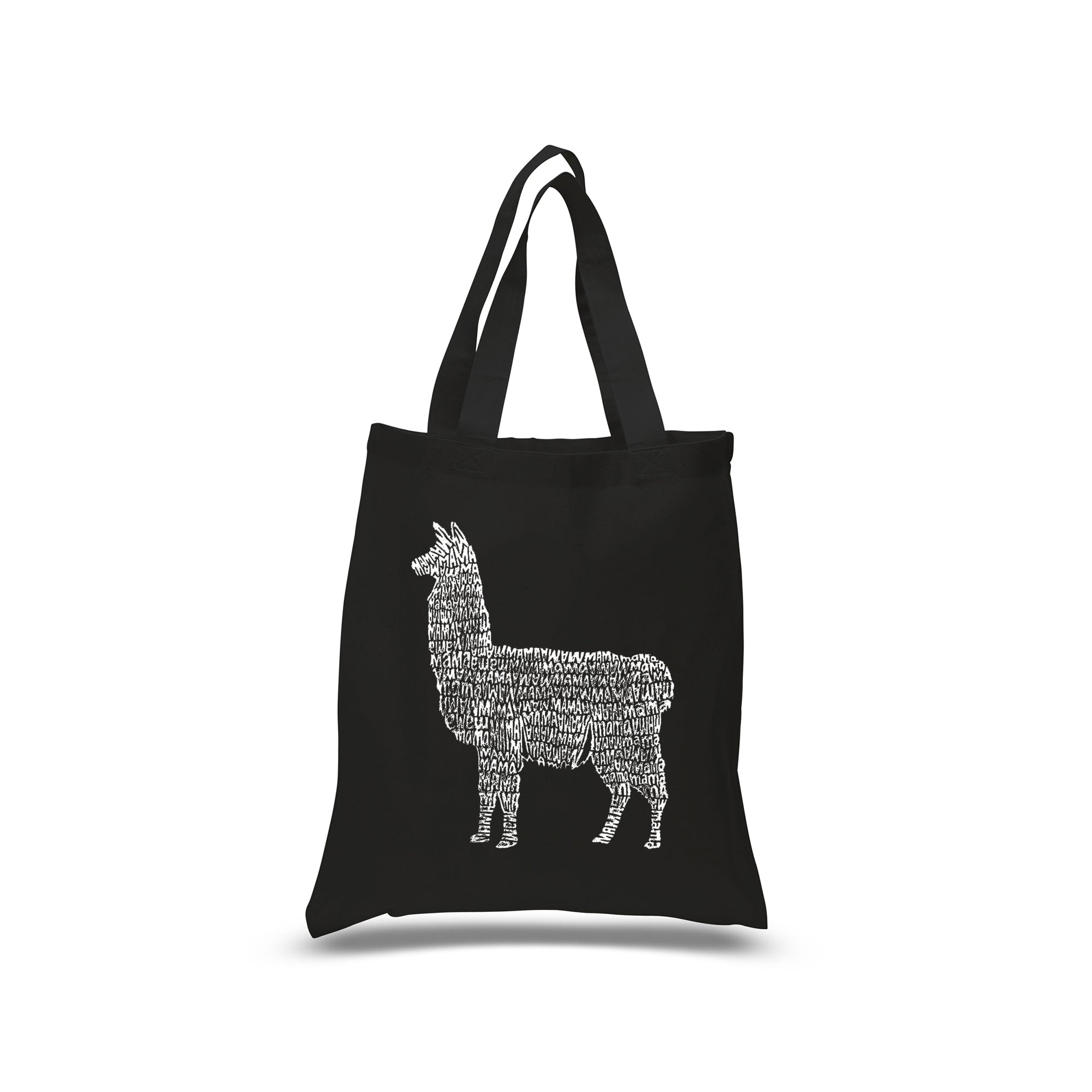 Llama Mama - Small Word Art Tote Bag、mySite、camillekostekn