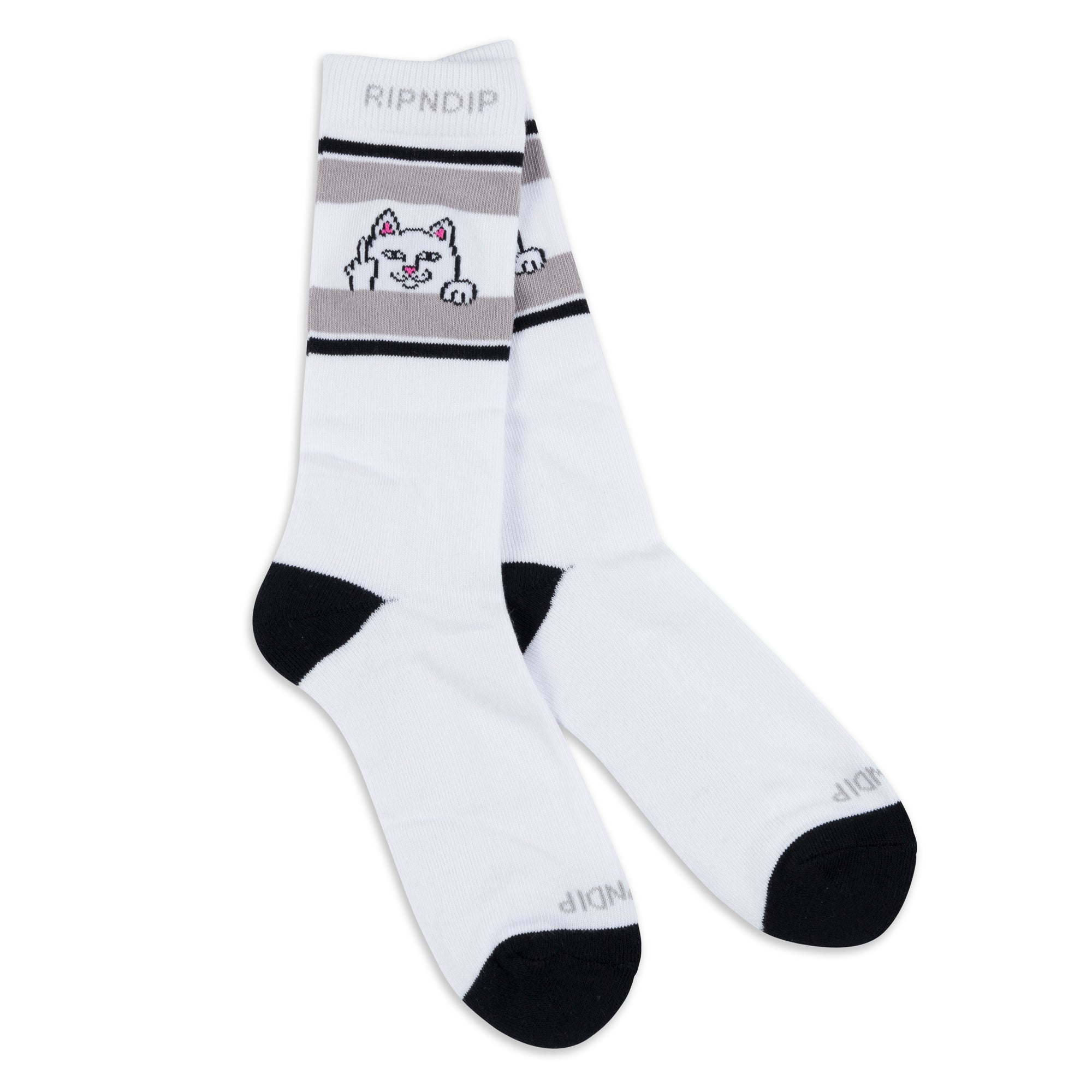  Peeking Nermal Socks (White)、mySite、merchandisen