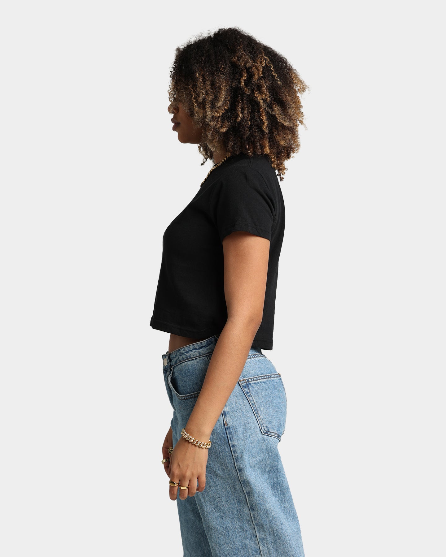 Stussy Women's Graffiti Slim T-Shirt Black、mySite、zt4zffjzw