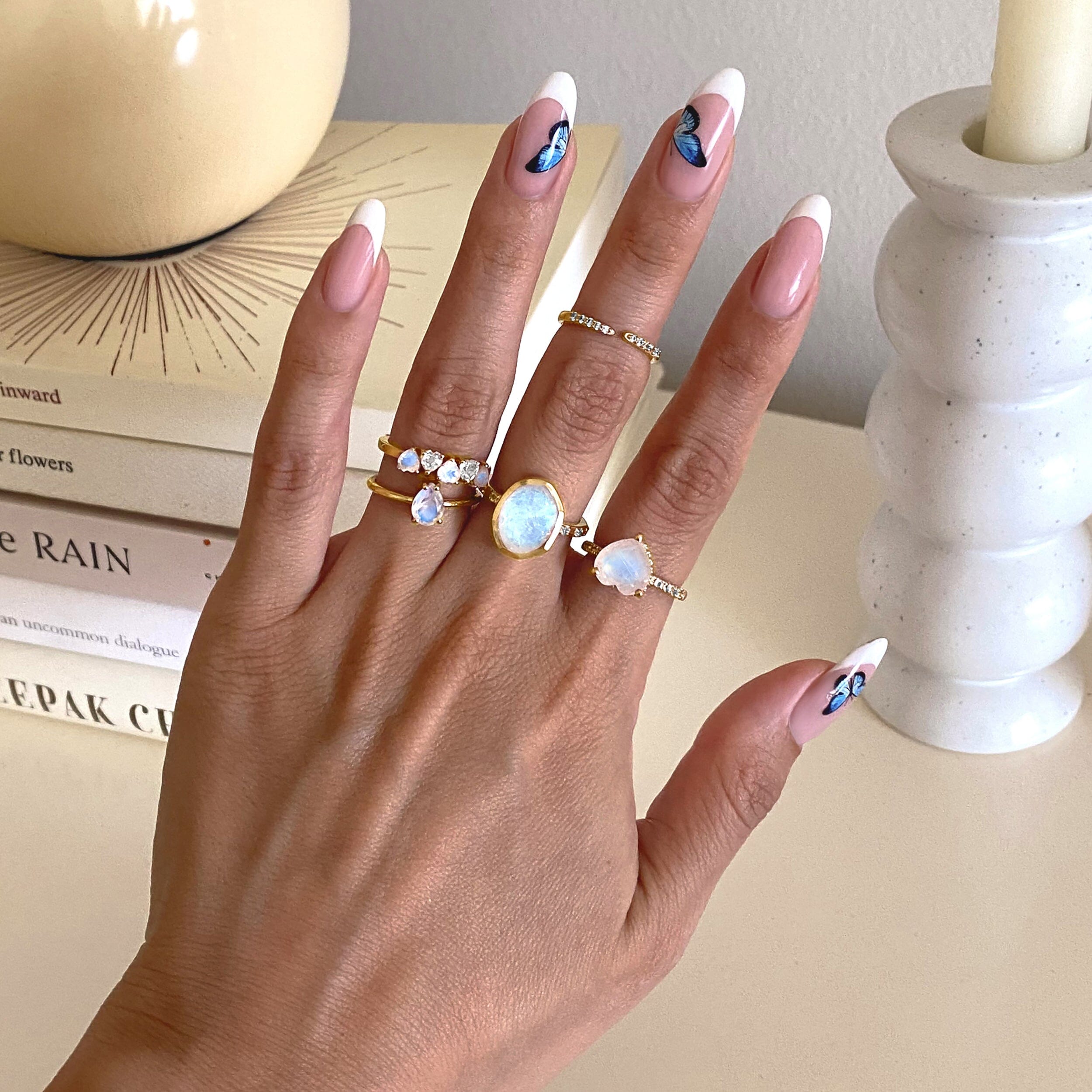 Moonstone Ring - Yonder Glow、mySite、hinf8tx79