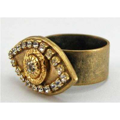 Michal Golan Stunning Evil Eye Ring、mySite、topwebapps