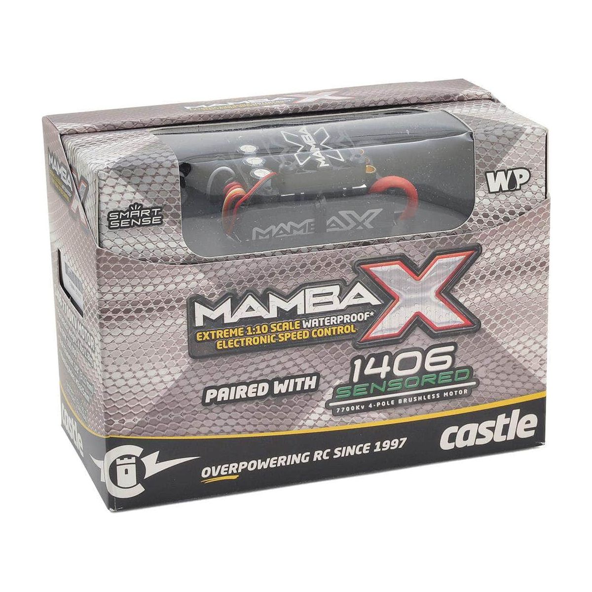  CSE010015504, Castle Creations Mamba X 1/10 Brushless Combo w/1406 Sensored Motor (7700kV)、mySite、merchandisen