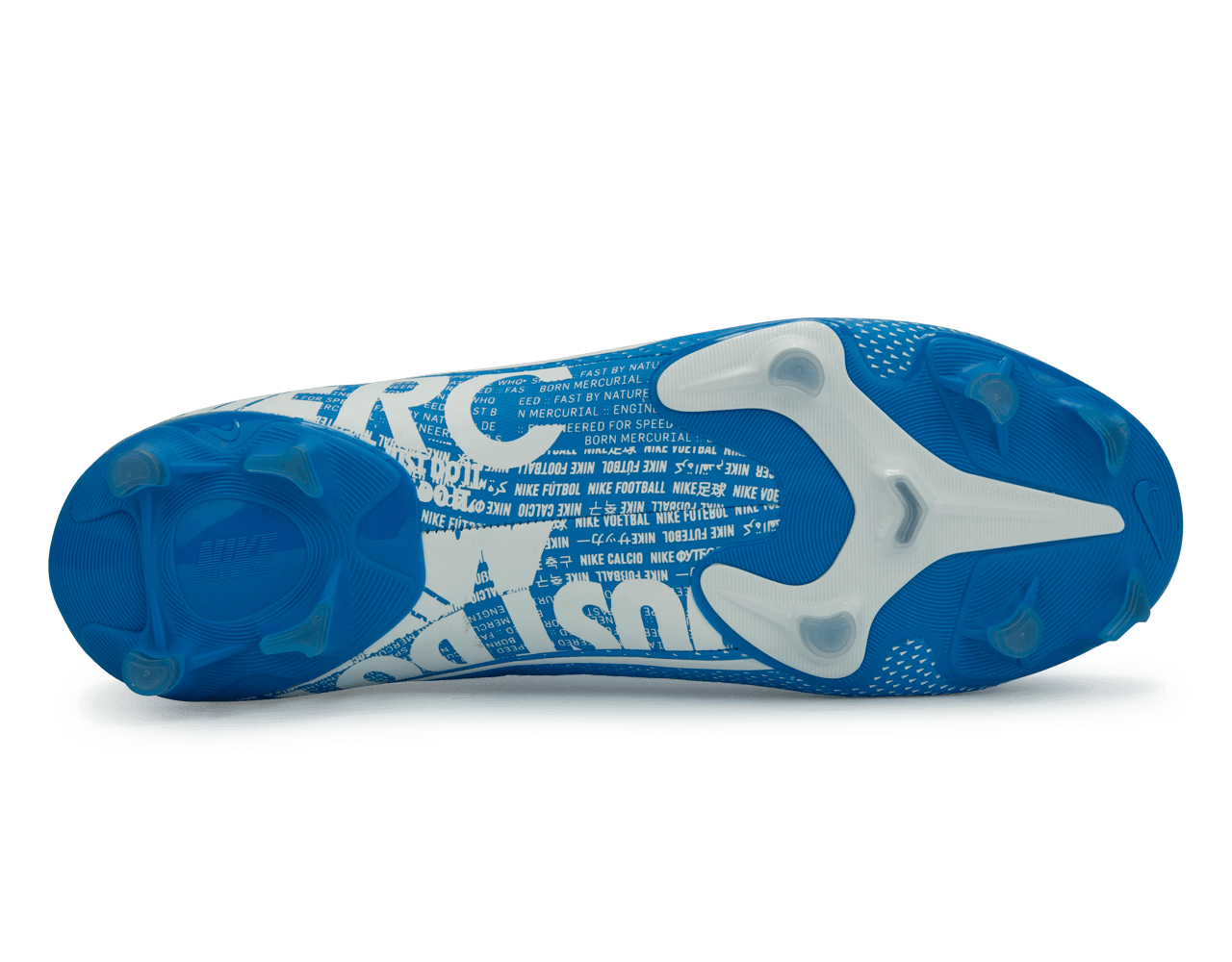 Nike Men's Mercurial Superfly 7 Academy FG/MG Blue Hero/White、mySite、noshort