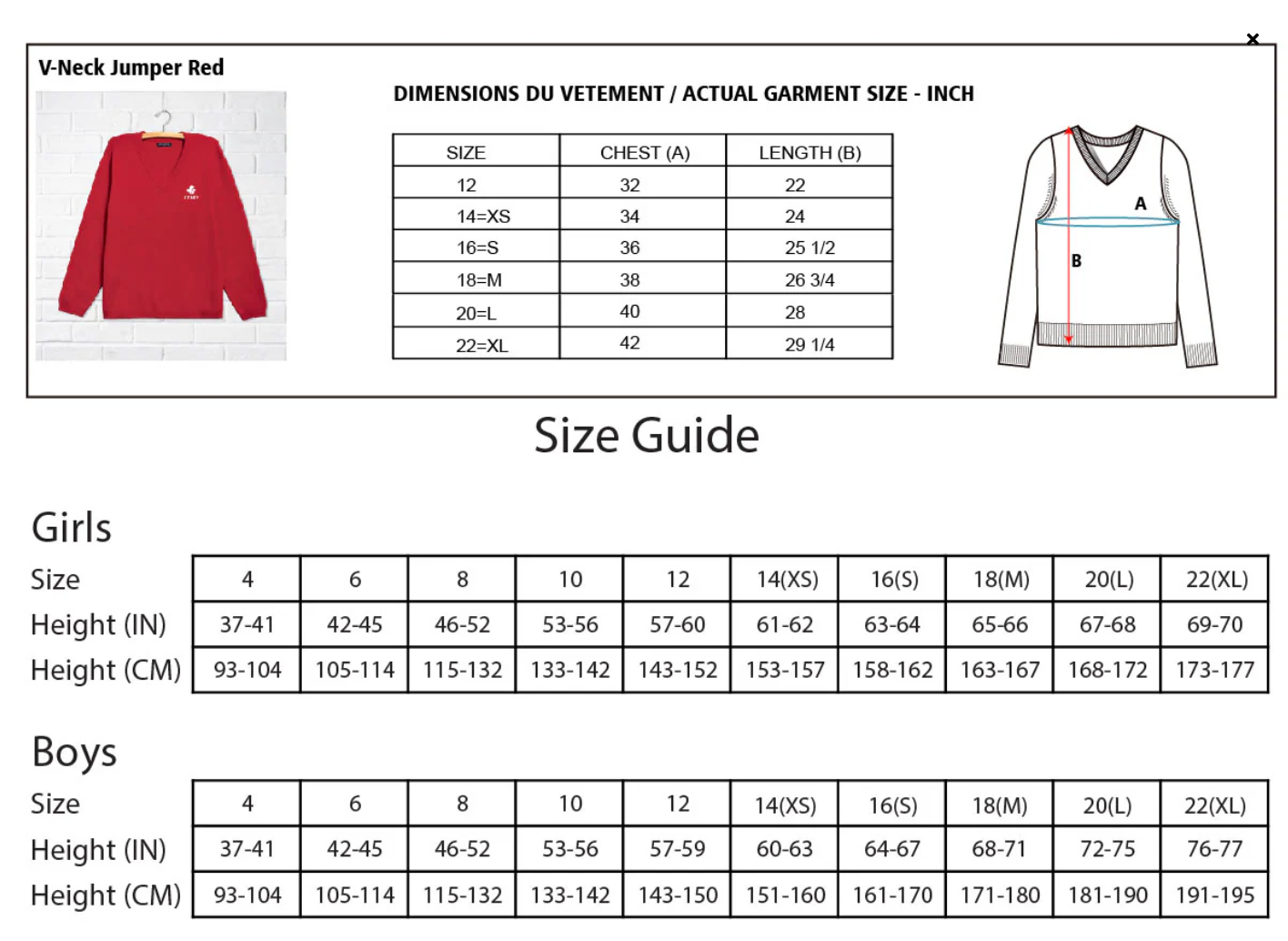 CDNIS V-Neck Jumper Red、mySite、g9winljtr