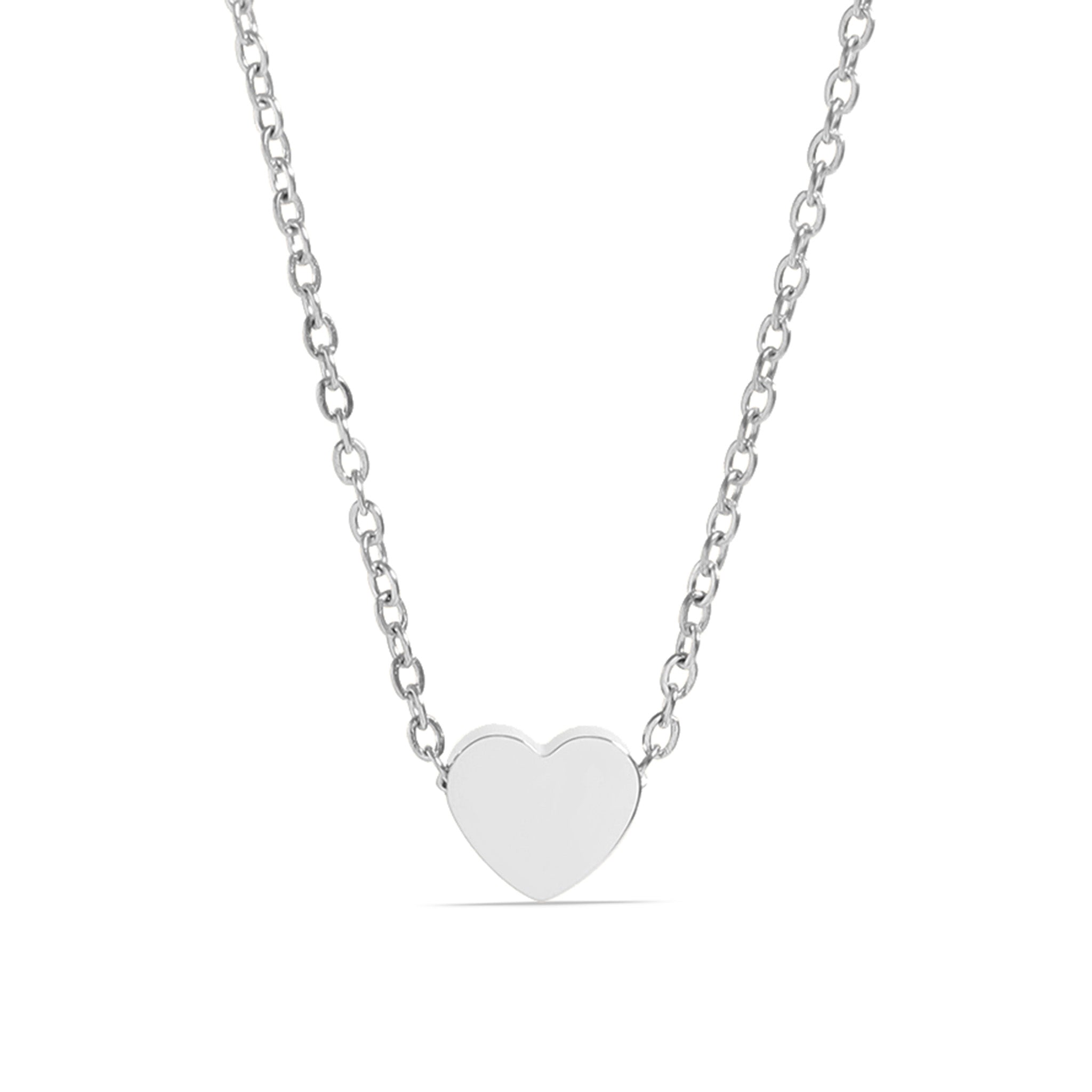 Stainless Steel Mini Heart Necklace / SBB0343、mySite、dreamappss