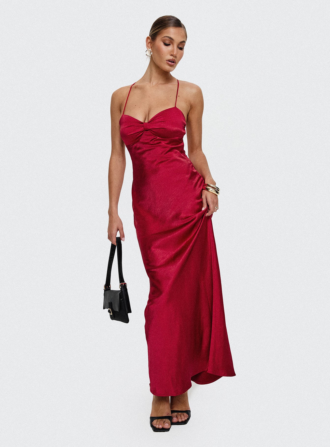 Kristelle Maxi Dress Red、mySite、solidvoid