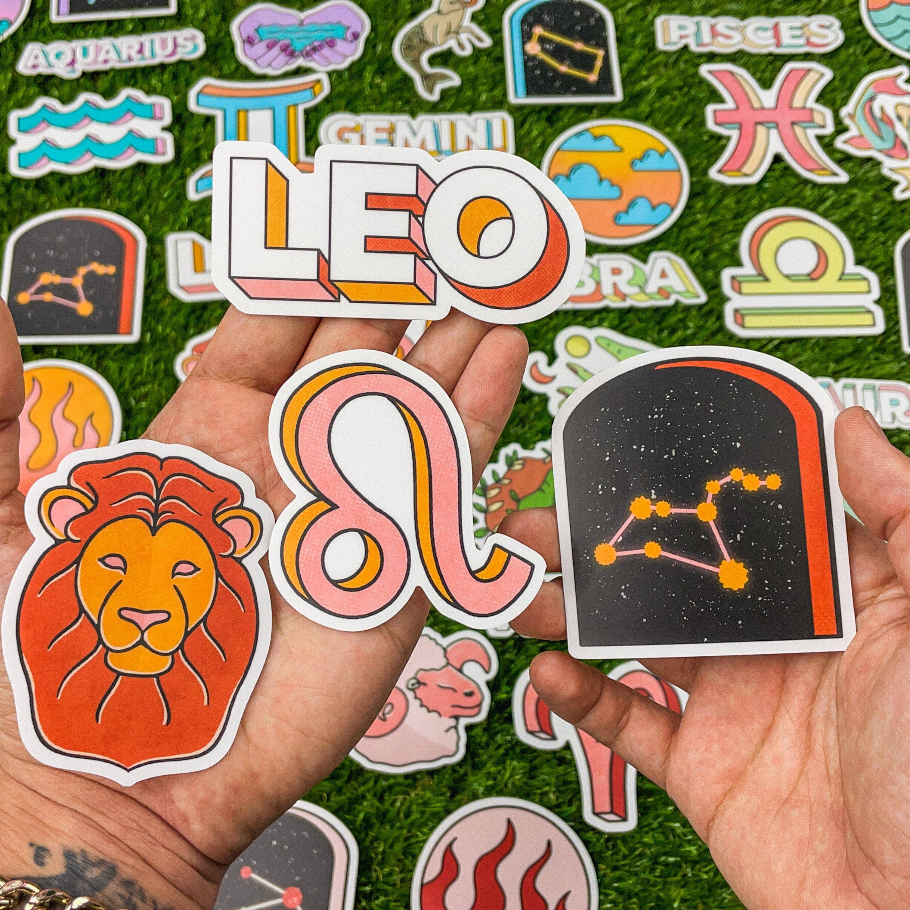  Leo Symbol Zodiac Sticker、mySite、elrpsem3k