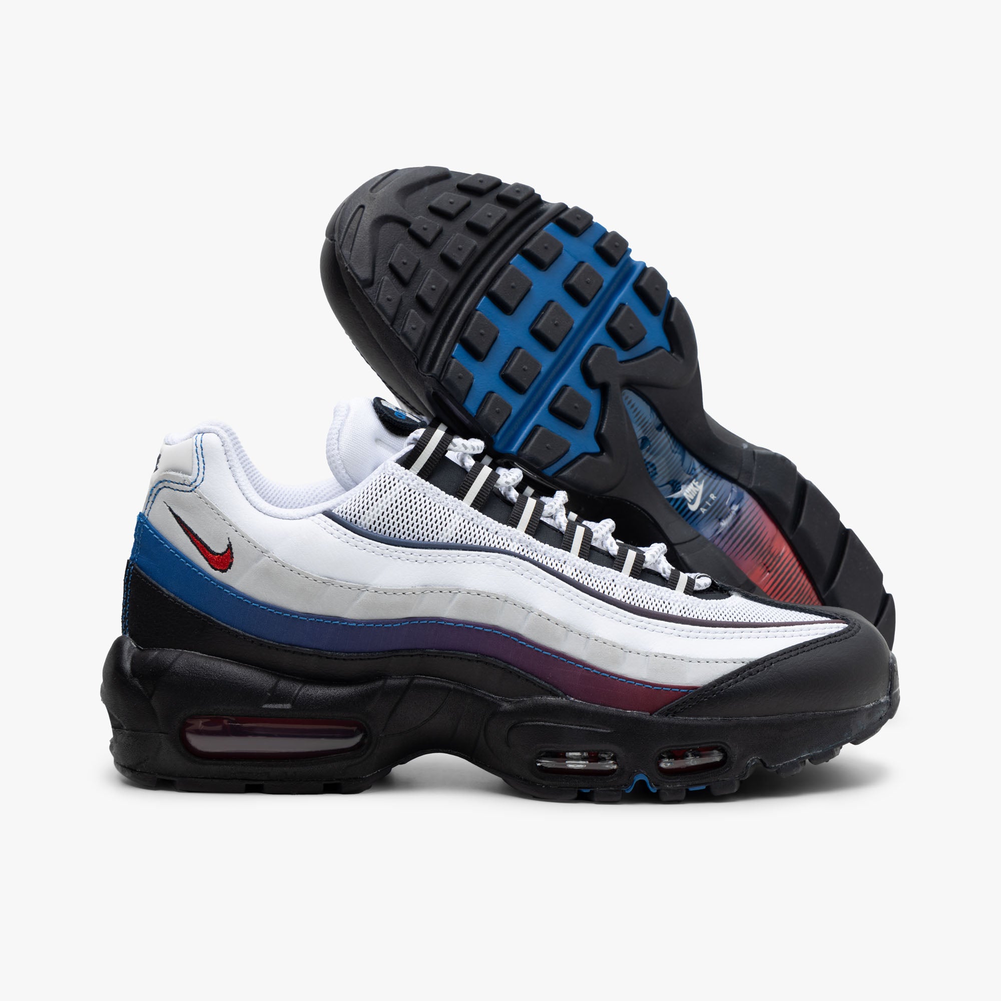  Nike Air Max 95 PRM White / University Red - Blue Jay、mySite、merchandisen