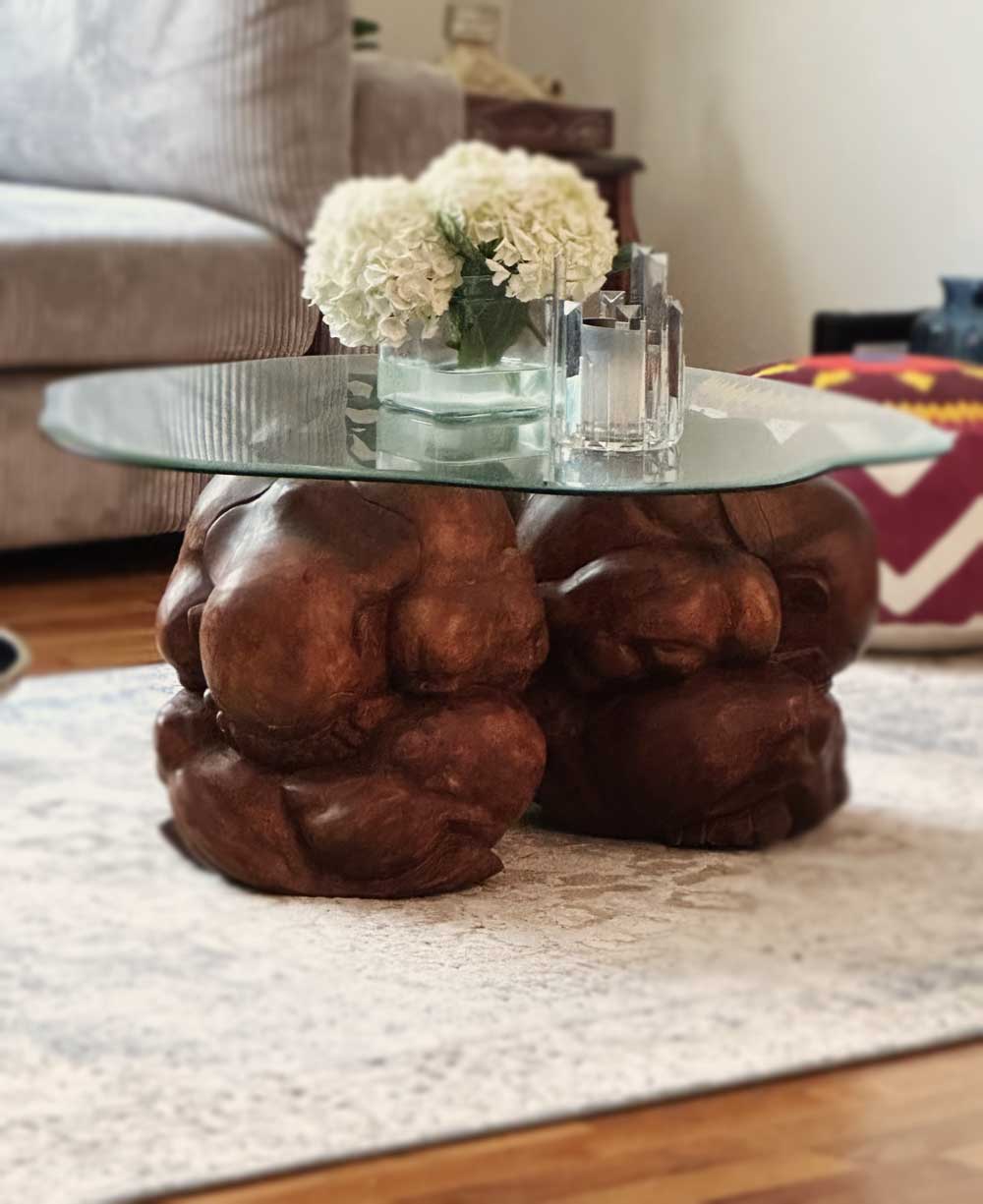 Rustic Finish Handcarved Weeping Buddha Statue、mySite、topwebapps