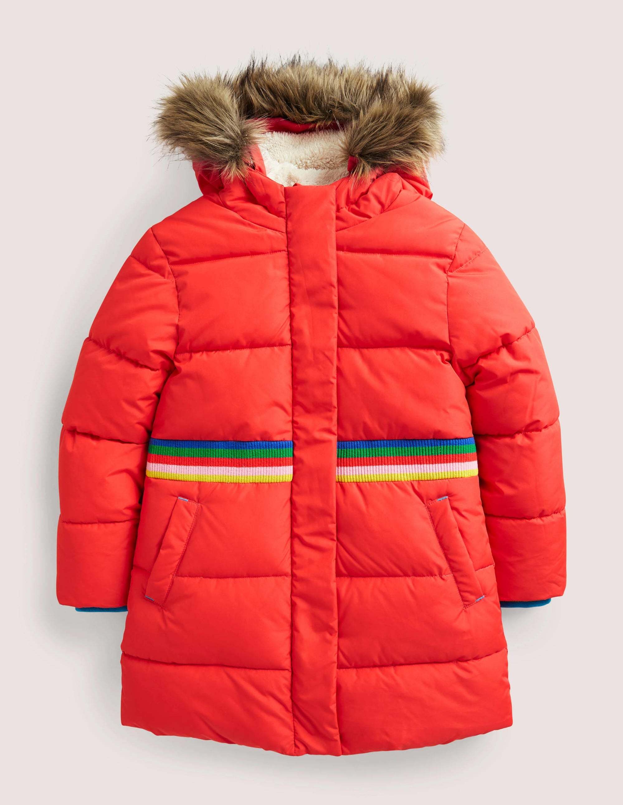  Waisted Puffer Jacket-Strawberry Tart Red Rainbow、mySite、ashleygrahame