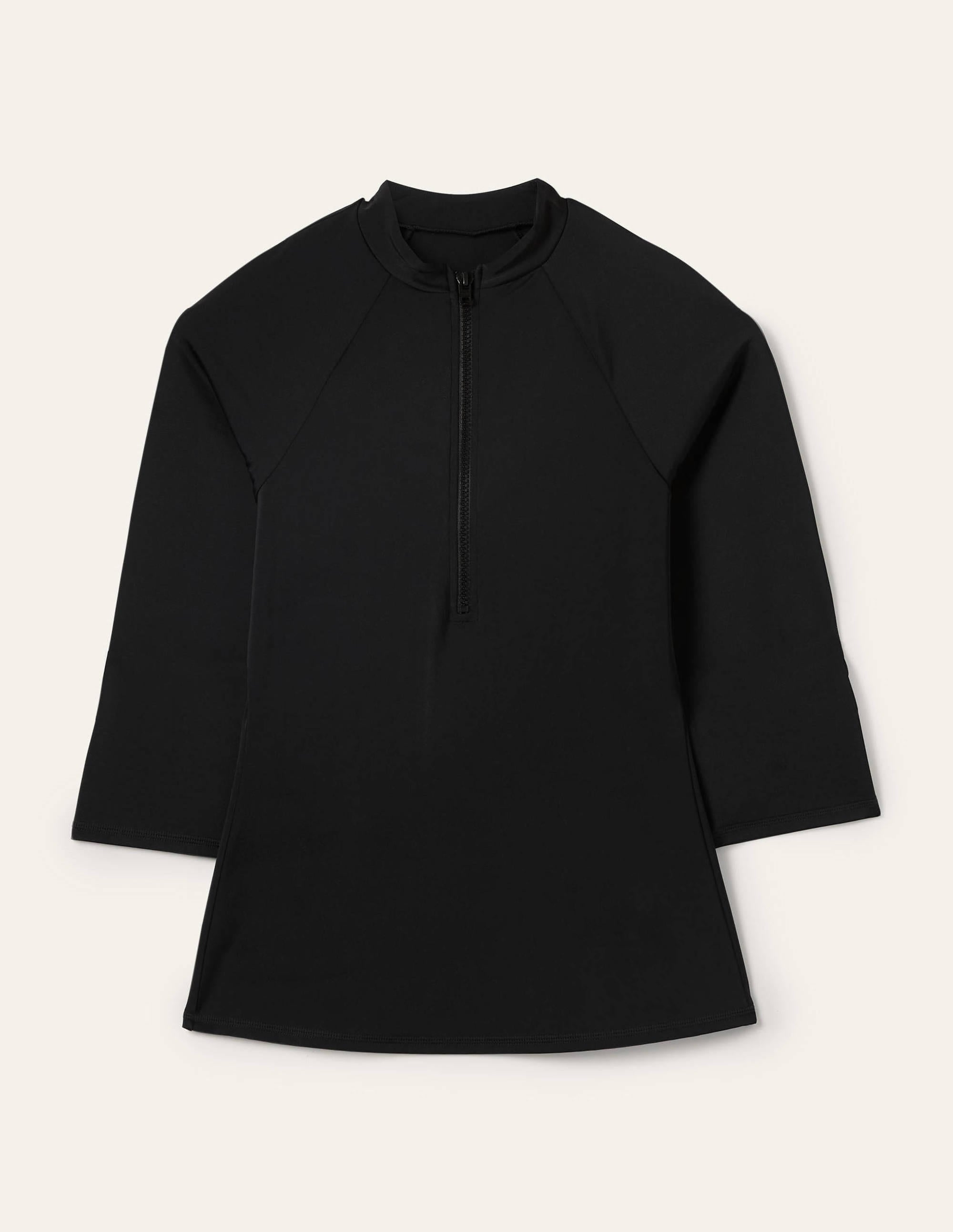  Mid Sleeve Rash Guard-Black、mySite、ashleygrahame