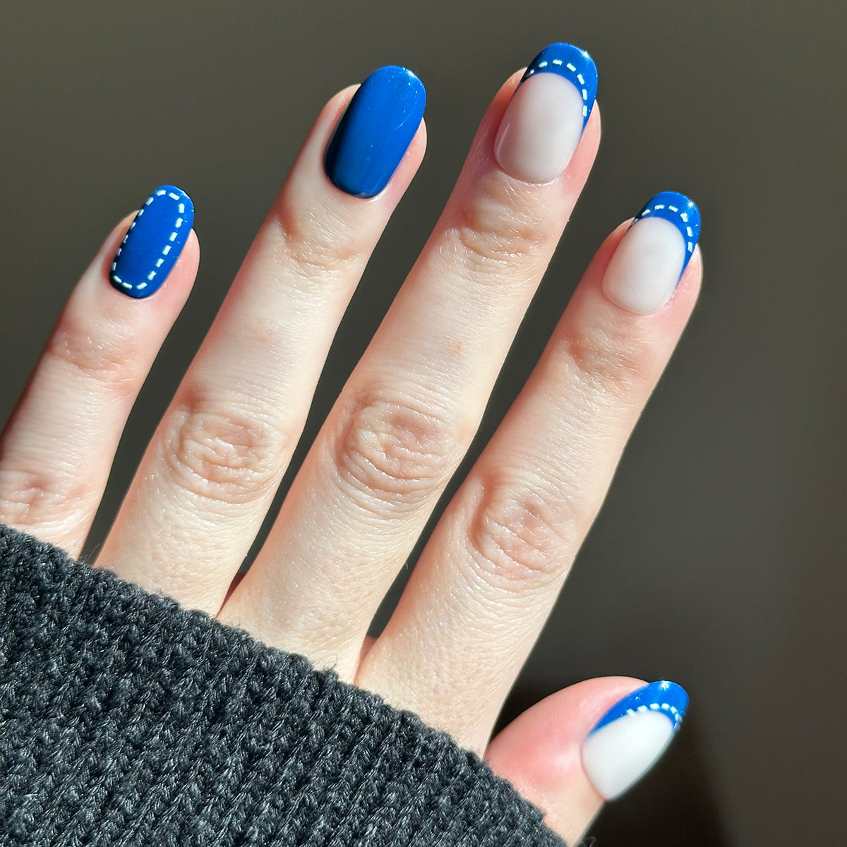 Denim Mixed Pack - Press-On | Short | Round、mySite、solidvoid