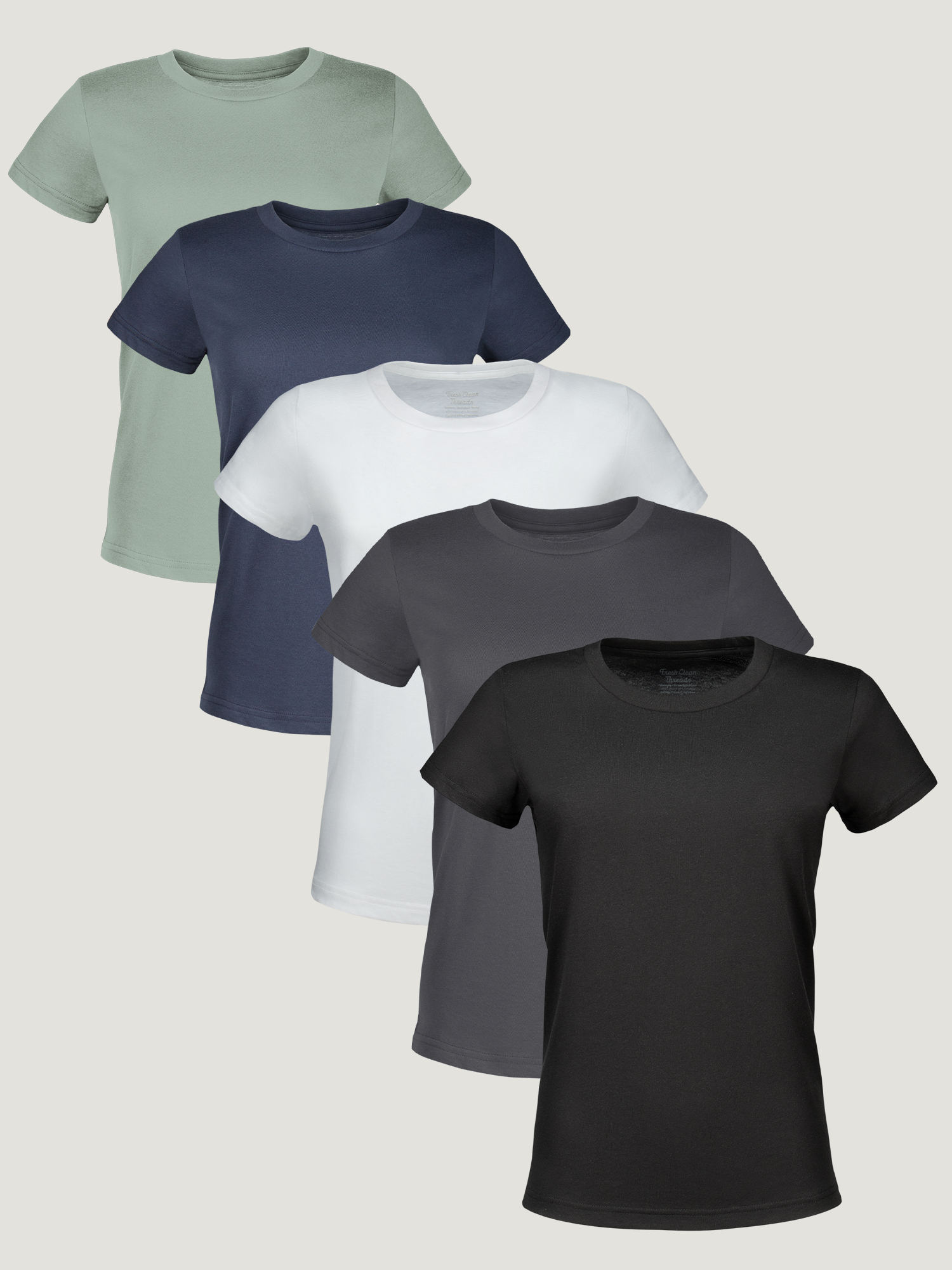  Women's Essentials Crew 5-Pack、mySite、ghnorth