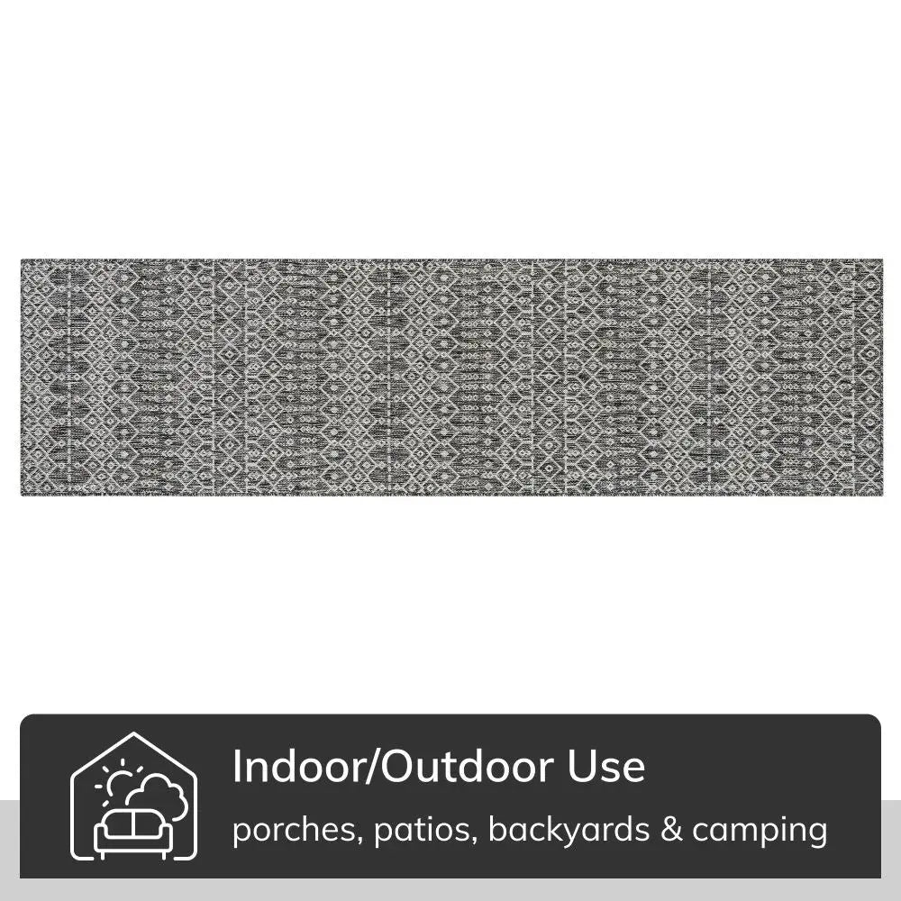 Nord Moroccan Tribal Indoor Outdoor Grey Flatweave Rug、mySite、gigharbornorthrealestate