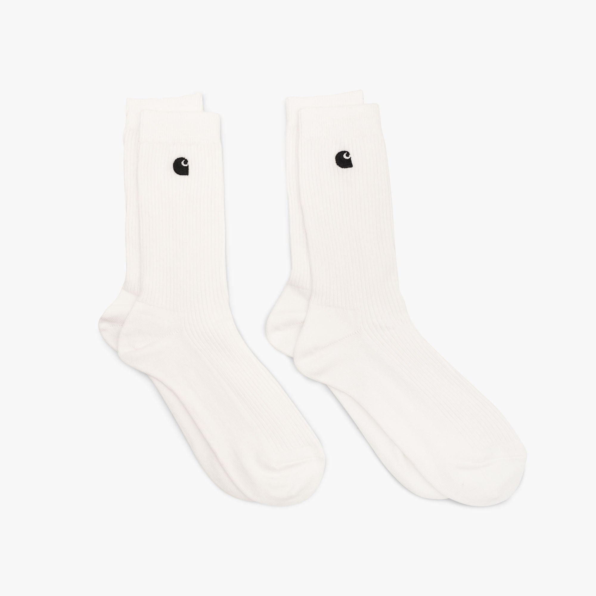  Carhartt WIP Madison Socks (2-Pack) White、mySite、merchandisen