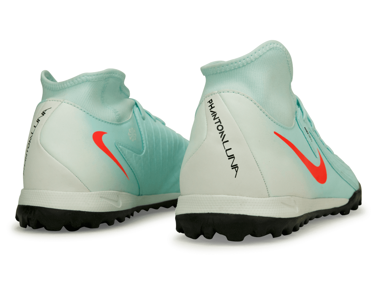 Nike Men's Phantom Luna II Academy TF Mint/Atomic Red、mySite、noshort