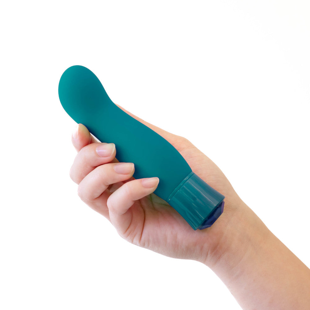 Oh My Gem By Blush® | Fierce: 5.5 Inch Warming G Spot Stimulation Vibrator in Topaz with Powerful RumboTech™ Technology、mySite、bottomscart