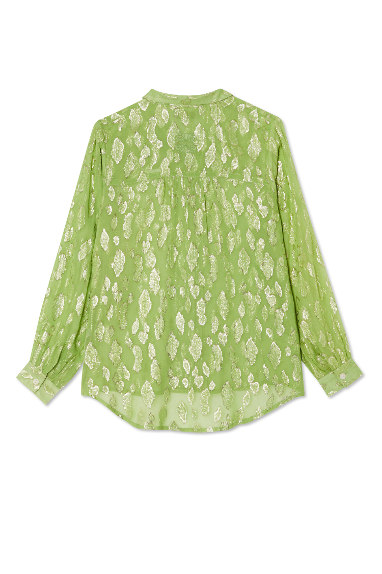 Green Jacquard Miley Shirt、mySite、solidvoid