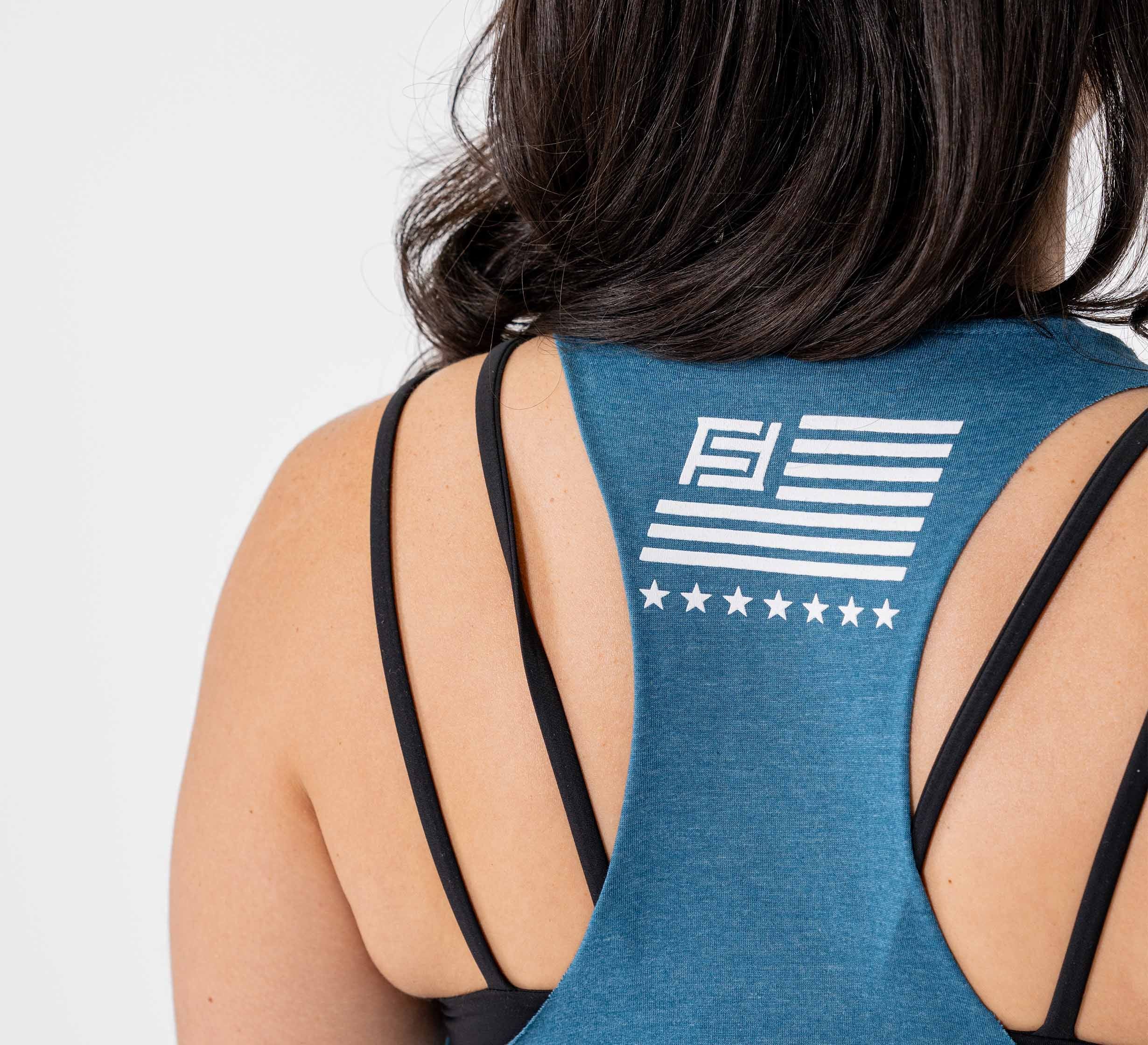 Womens Liberty Tank Top Teal、mySite、gigharbornorthrealestate